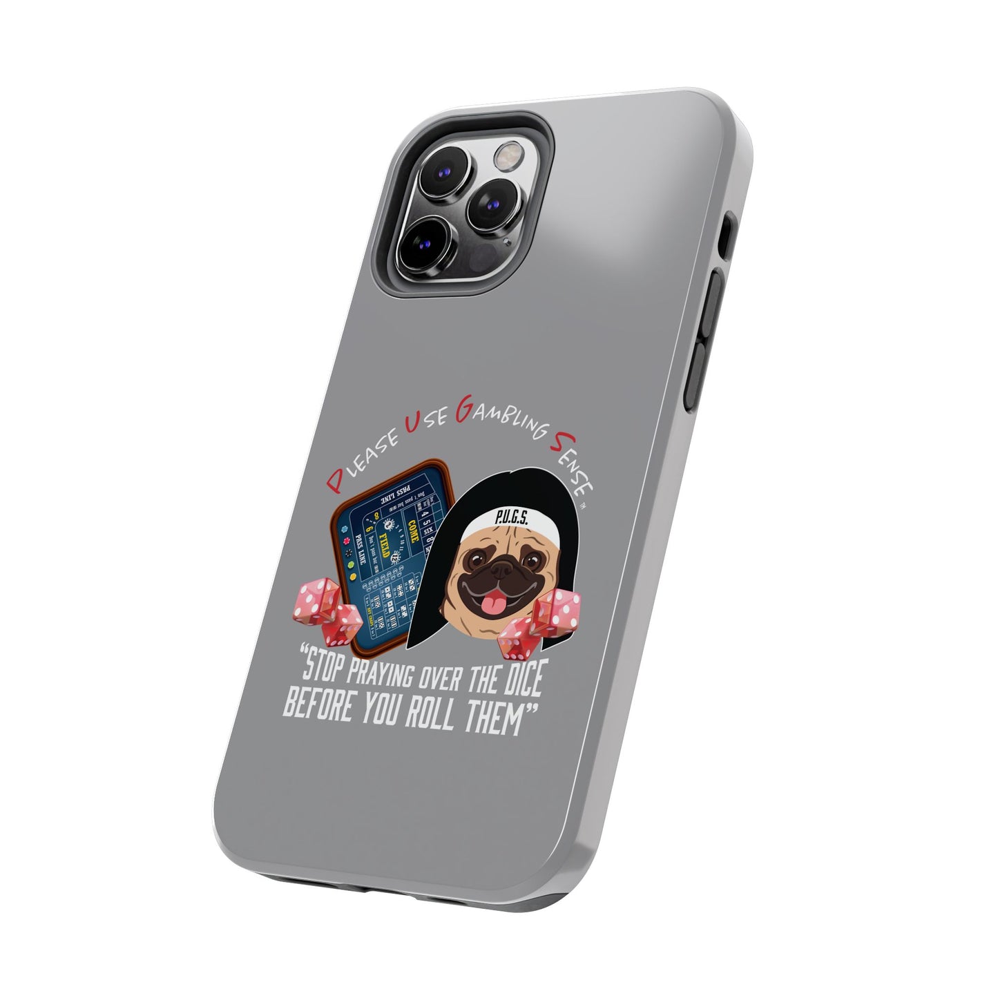 Craps “Praying Over Dice” Nun’s Veil Tough Phone Cases