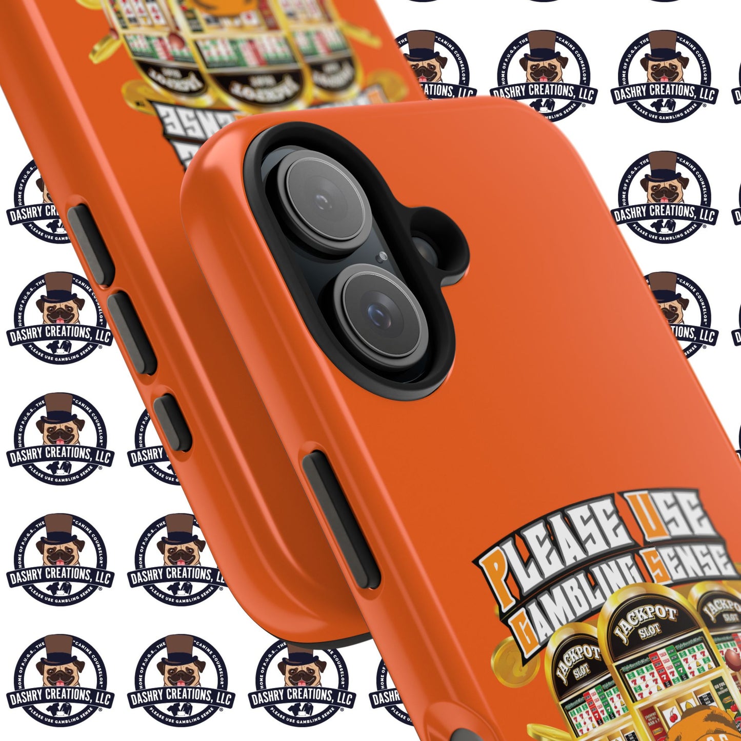 Slots “Everybody’s Got A System” Orange Wool Cap Tough Phone Cases