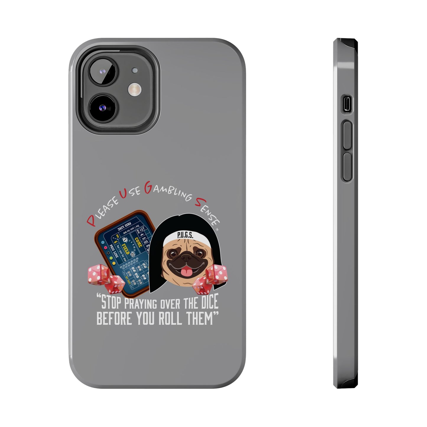 Craps “Praying Over Dice” Nun’s Veil Tough Phone Cases