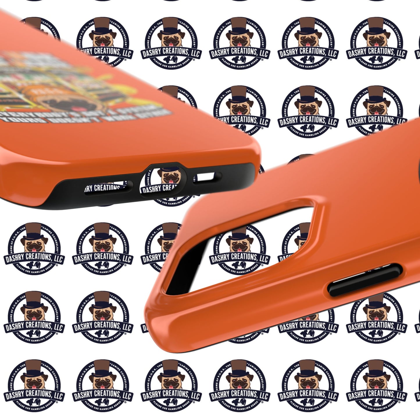 Slots “Everybody’s Got A System” Orange Wool Cap Tough Phone Cases