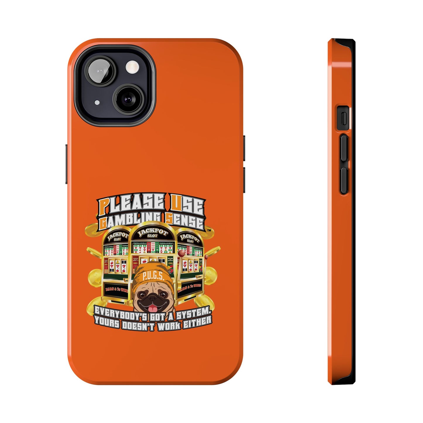 Slots “Everybody’s Got A System” Orange Wool Cap Tough Phone Cases