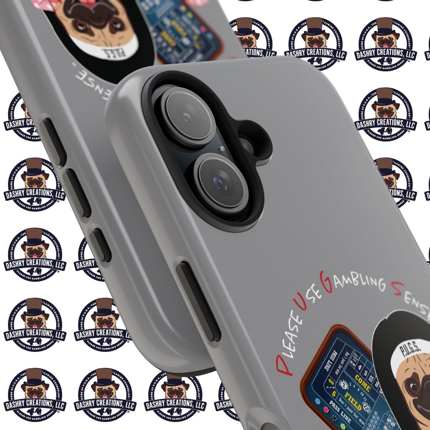 Craps “Praying Over Dice” Nun’s Veil Tough Phone Cases