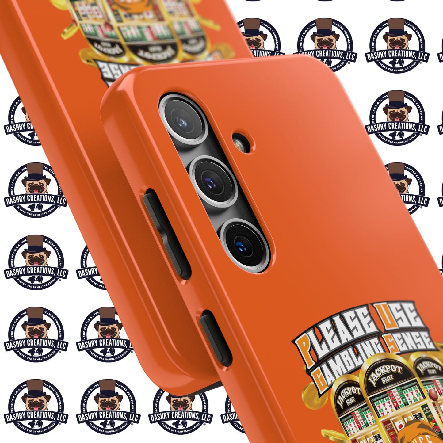 Slots “Everybody’s Got A System” Orange Wool Cap Tough Phone Cases
