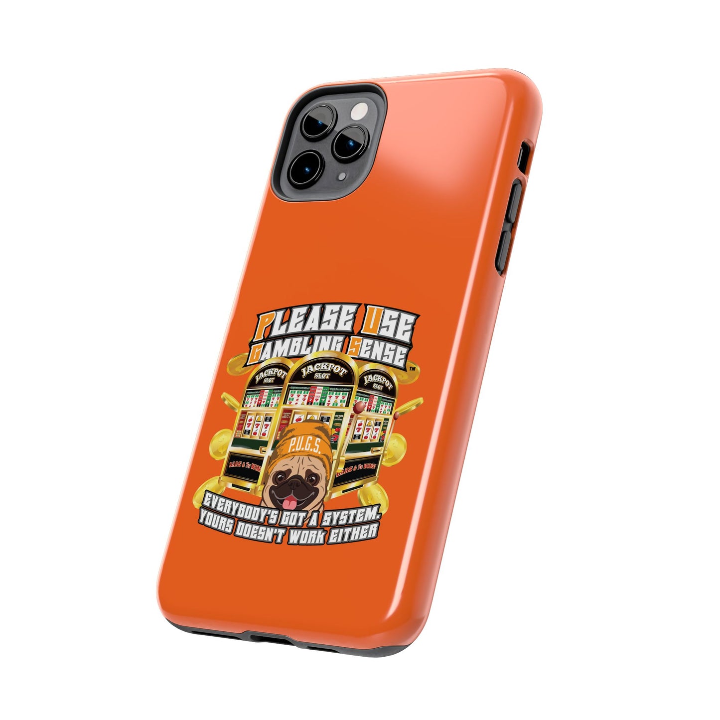 Slots “Everybody’s Got A System” Orange Wool Cap Tough Phone Cases