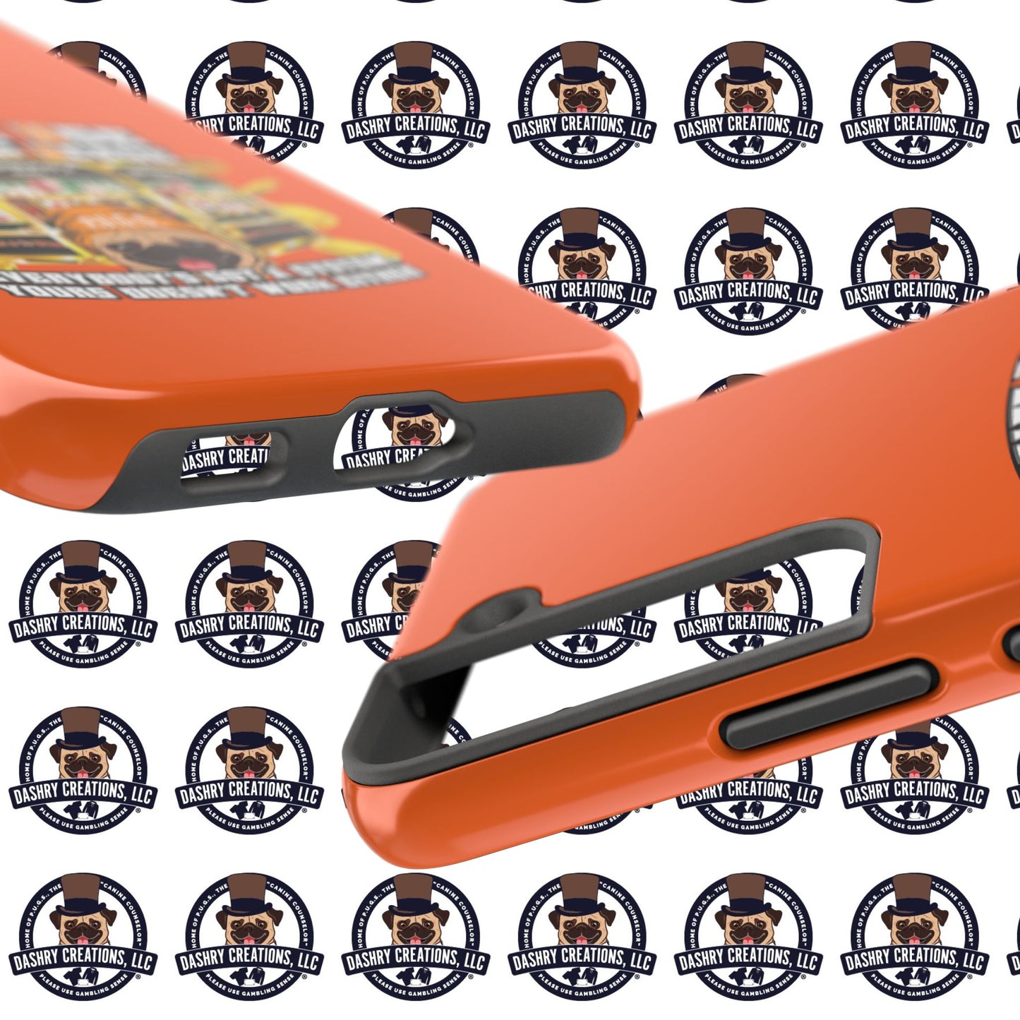 Slots “Everybody’s Got A System” Orange Wool Cap Tough Phone Cases