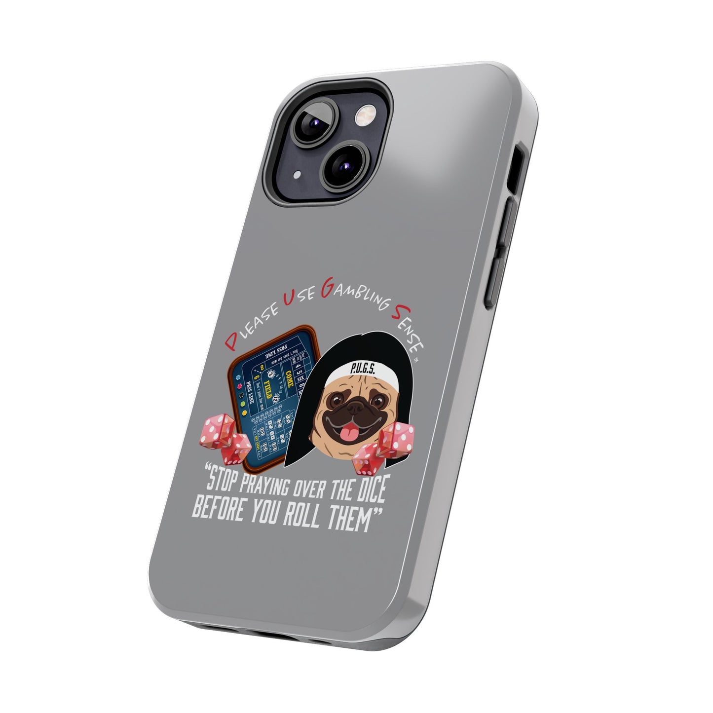 Craps “Praying Over Dice” Nun’s Veil Tough Phone Cases