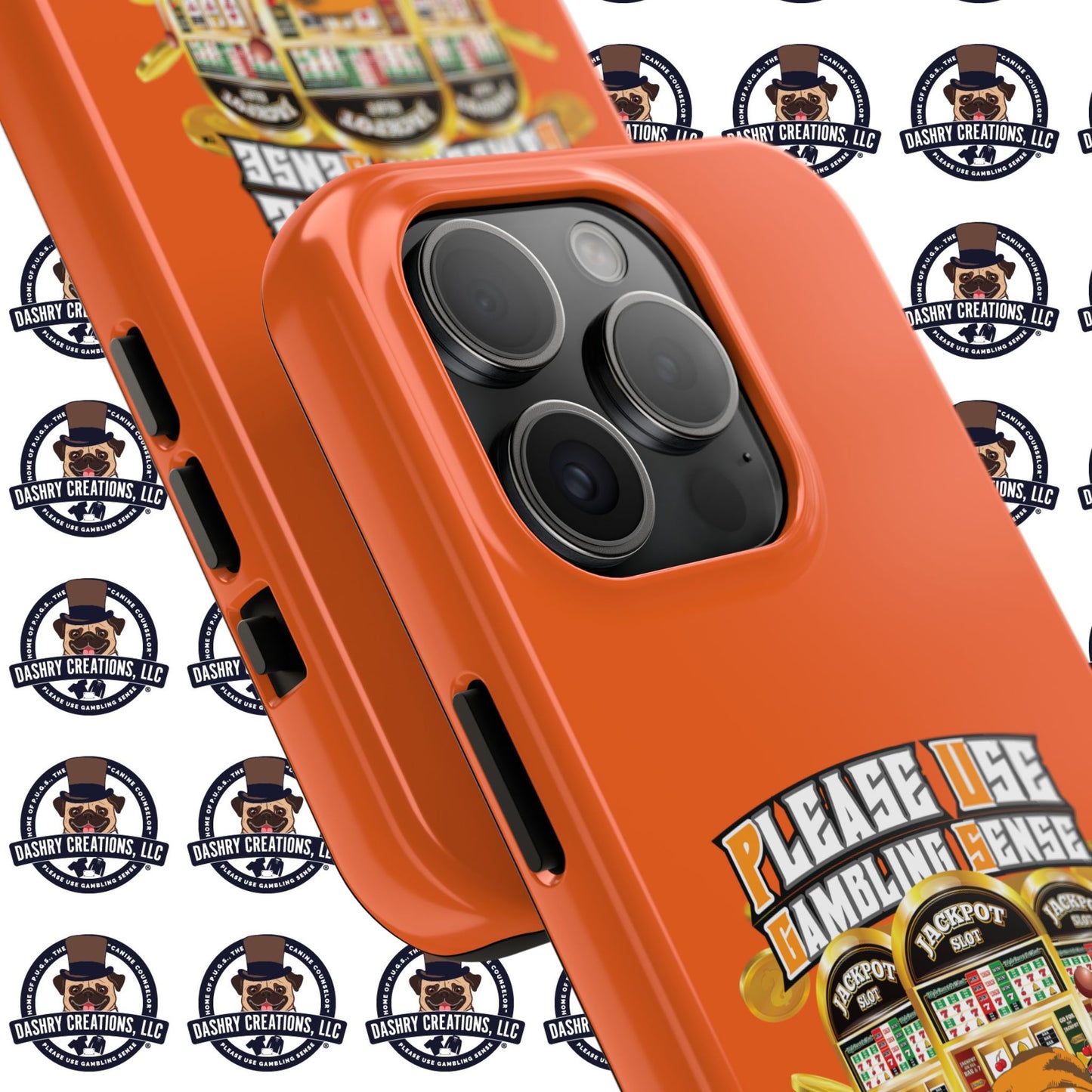 Slots “Everybody’s Got A System” Orange Wool Cap Tough Phone Cases
