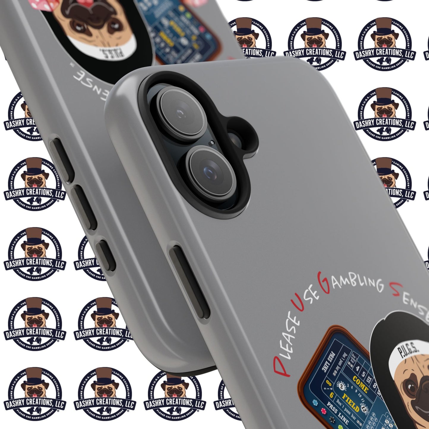 Craps “Praying Over Dice” Nun’s Veil Tough Phone Cases