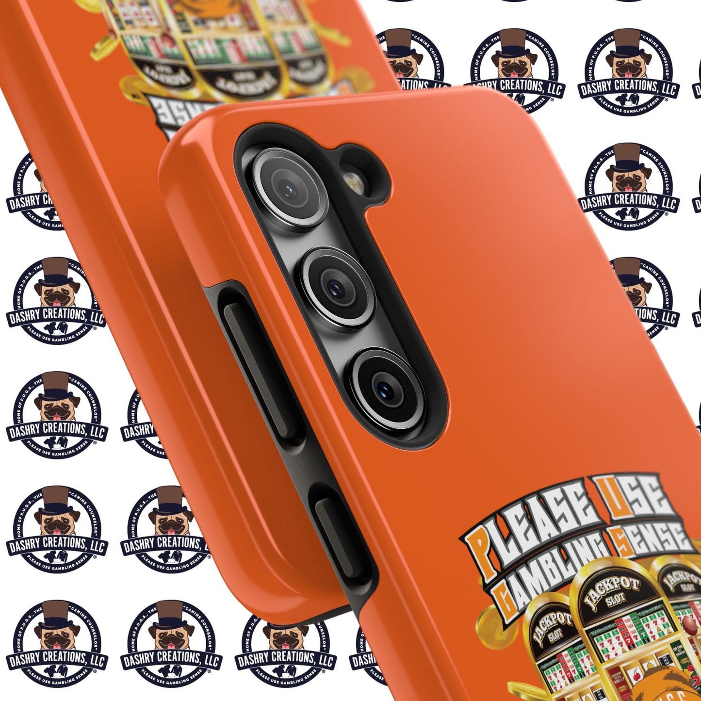 Slots “Everybody’s Got A System” Orange Wool Cap Tough Phone Cases