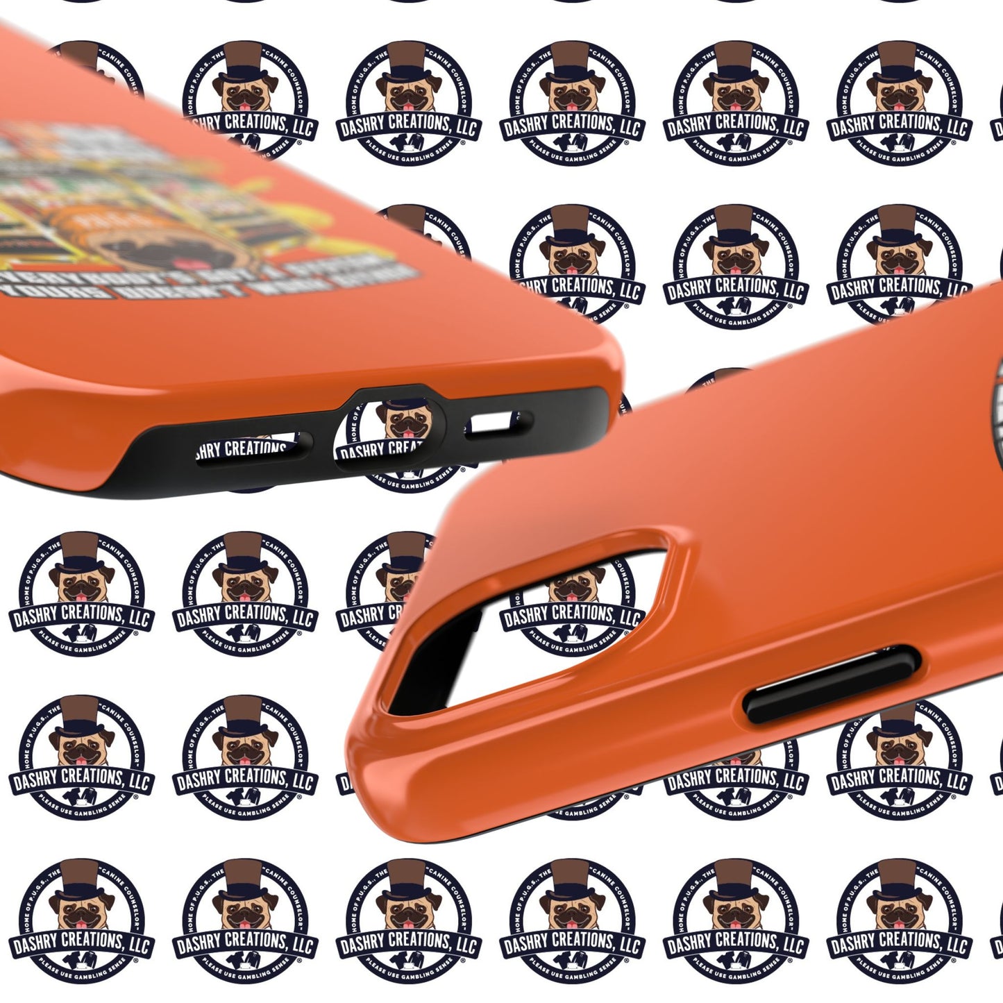 Slots “Everybody’s Got A System” Orange Wool Cap Tough Phone Cases