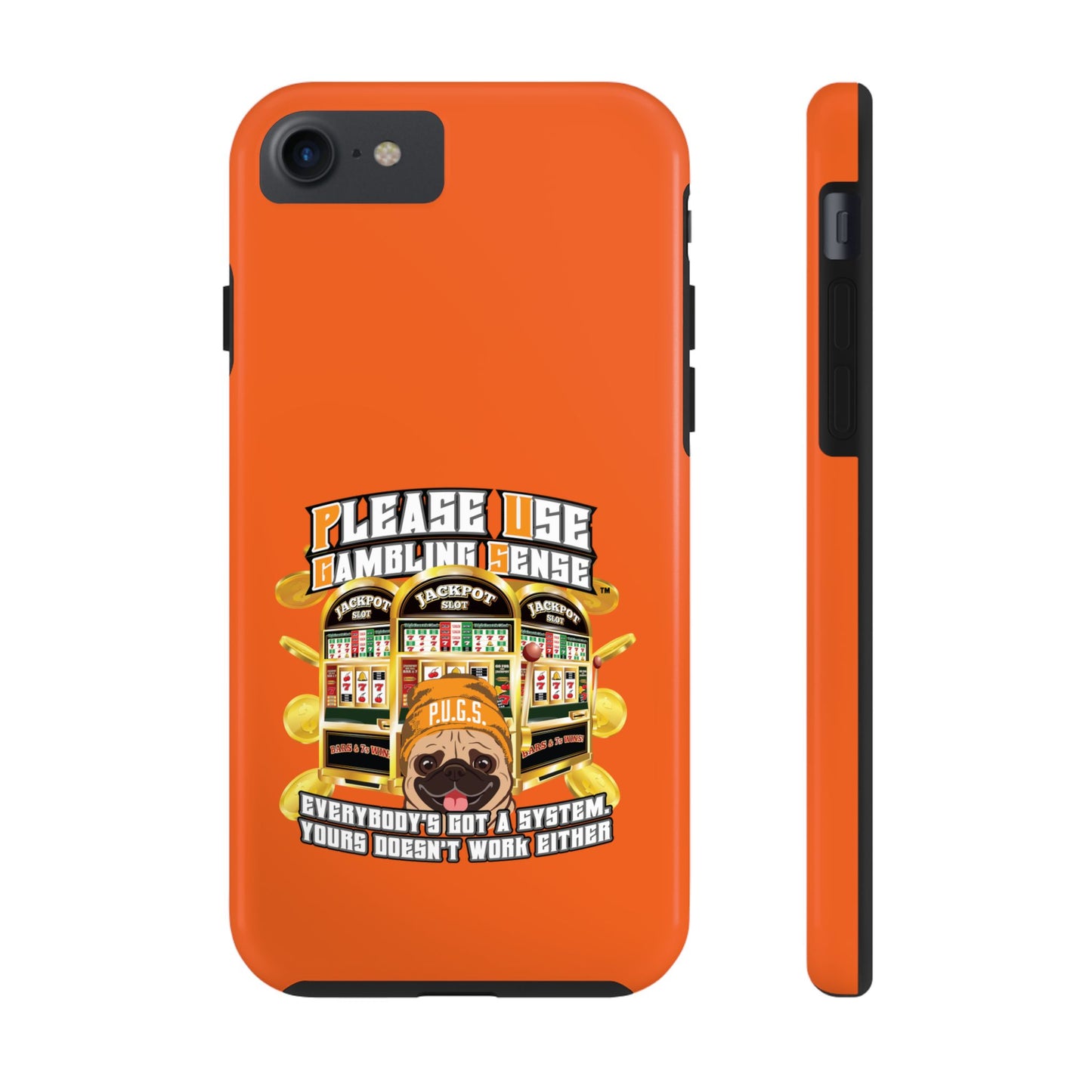 Slots “Everybody’s Got A System” Orange Wool Cap Tough Phone Cases