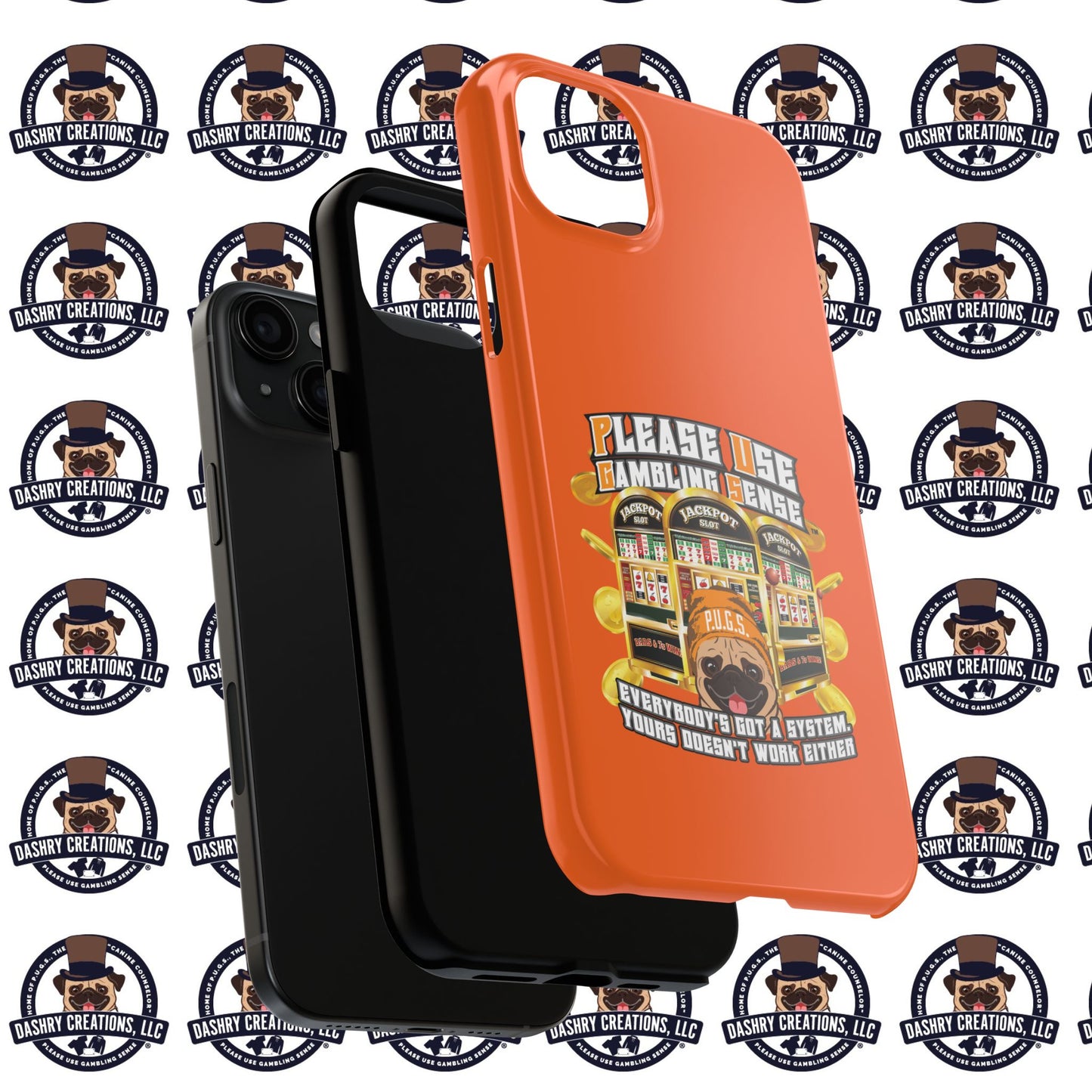 Slots “Everybody’s Got A System” Orange Wool Cap Tough Phone Cases