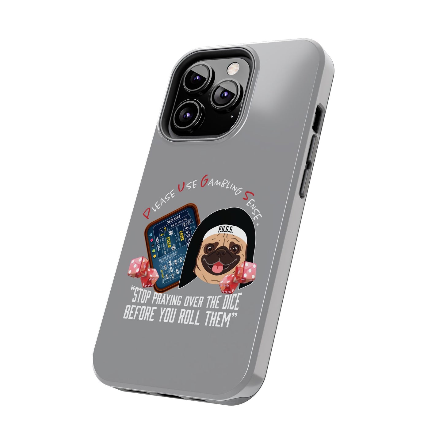 Craps “Praying Over Dice” Nun’s Veil Tough Phone Cases