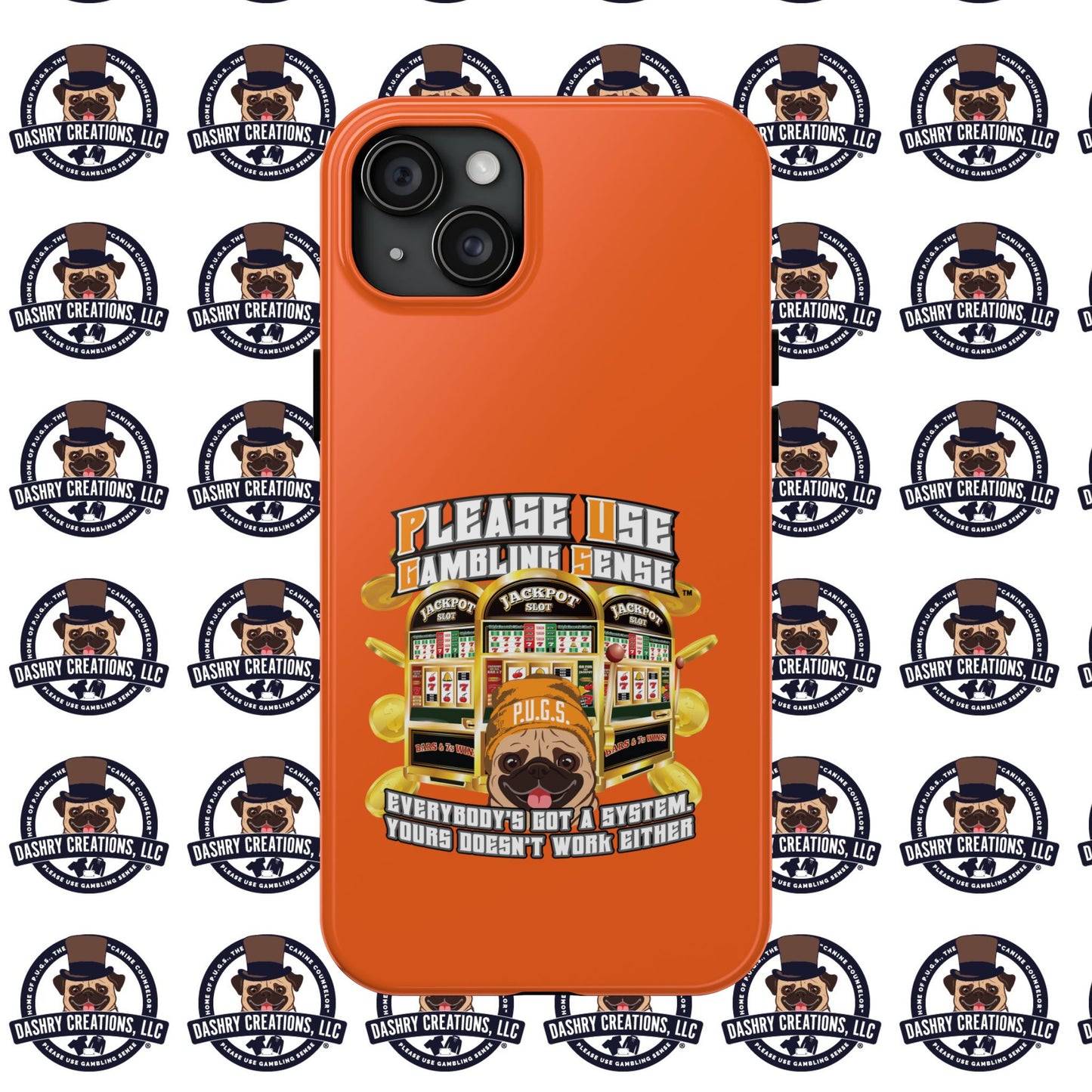 Slots “Everybody’s Got A System” Orange Wool Cap Tough Phone Cases