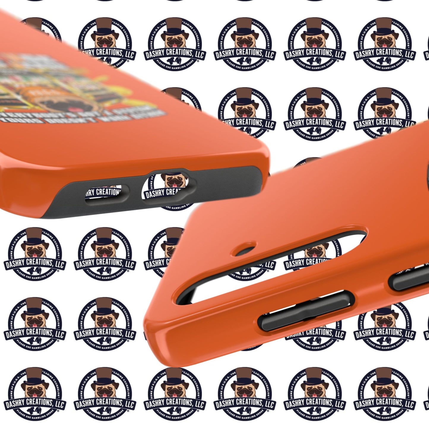 Slots “Everybody’s Got A System” Orange Wool Cap Tough Phone Cases