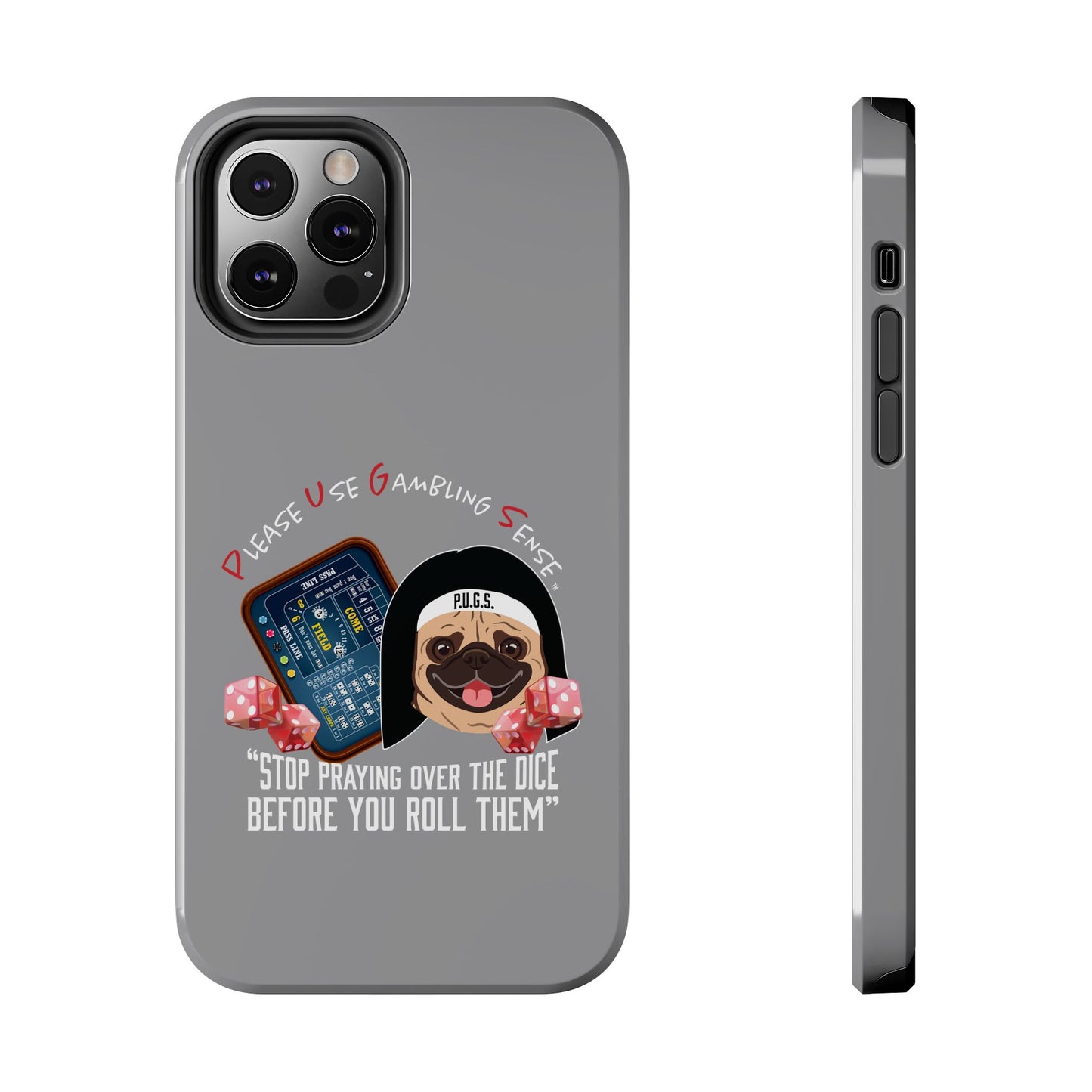 Craps “Praying Over Dice” Nun’s Veil Tough Phone Cases