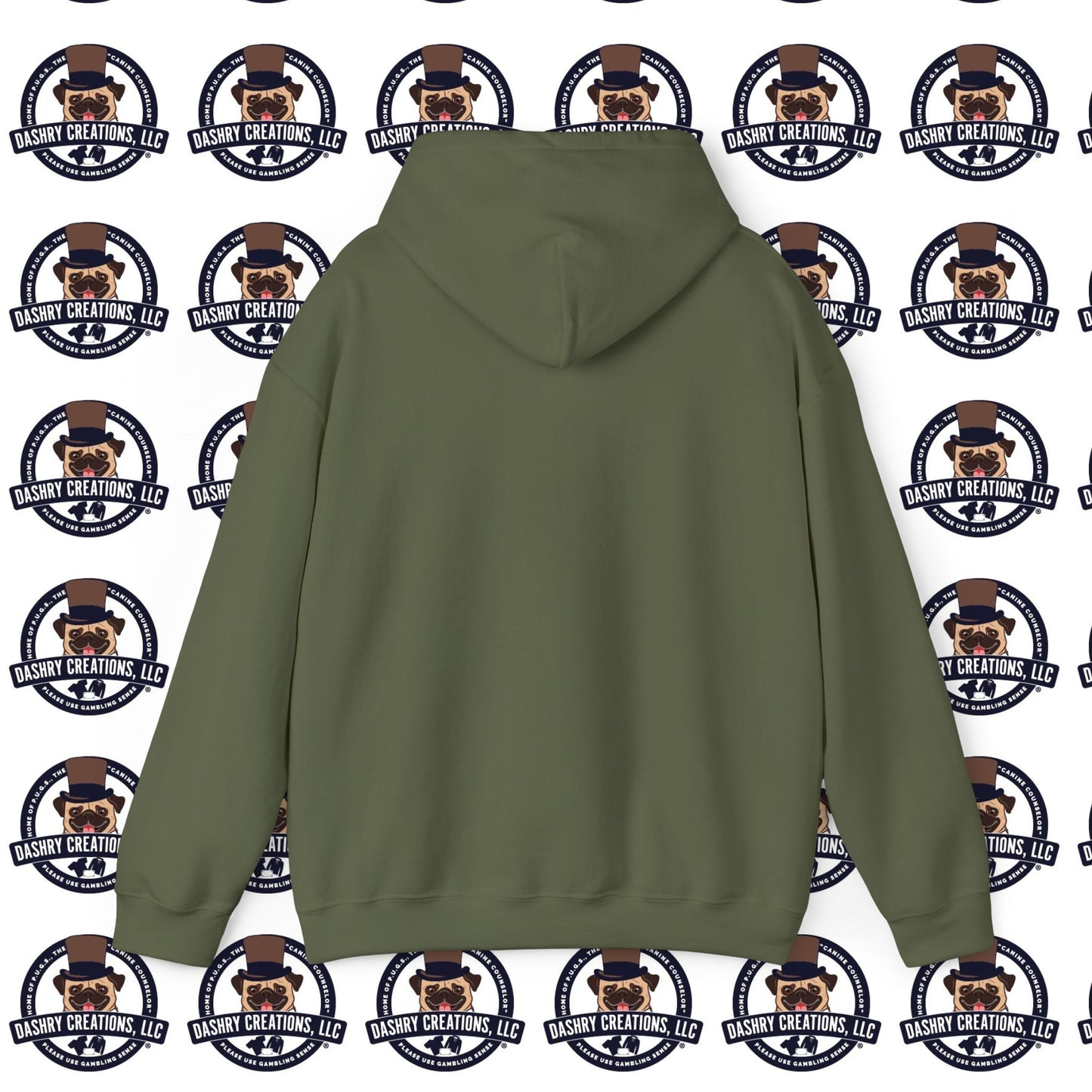 Craps “Praying Over Dice” Nun’s Veil Unisex Heavy Blend™ Hooded Sweatshirt