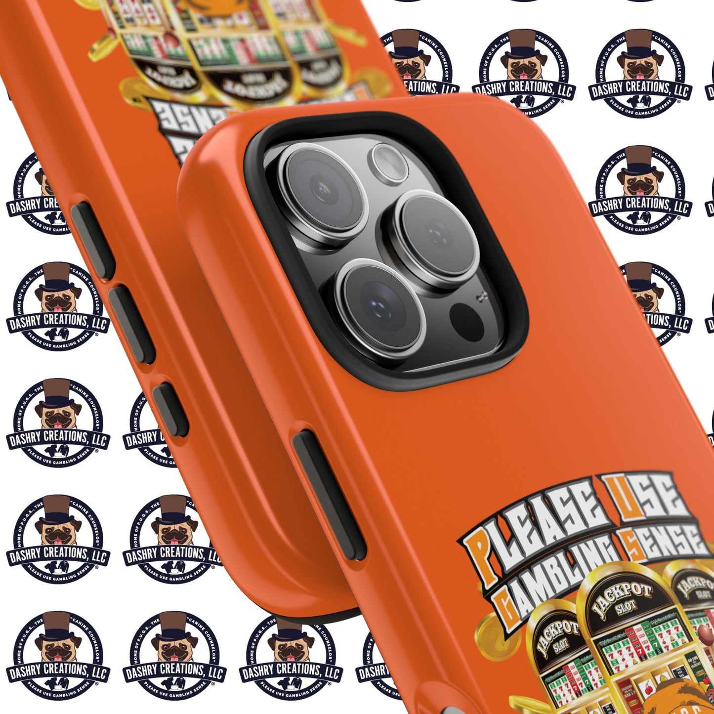 Slots “Everybody’s Got A System” Orange Wool Cap Tough Phone Cases