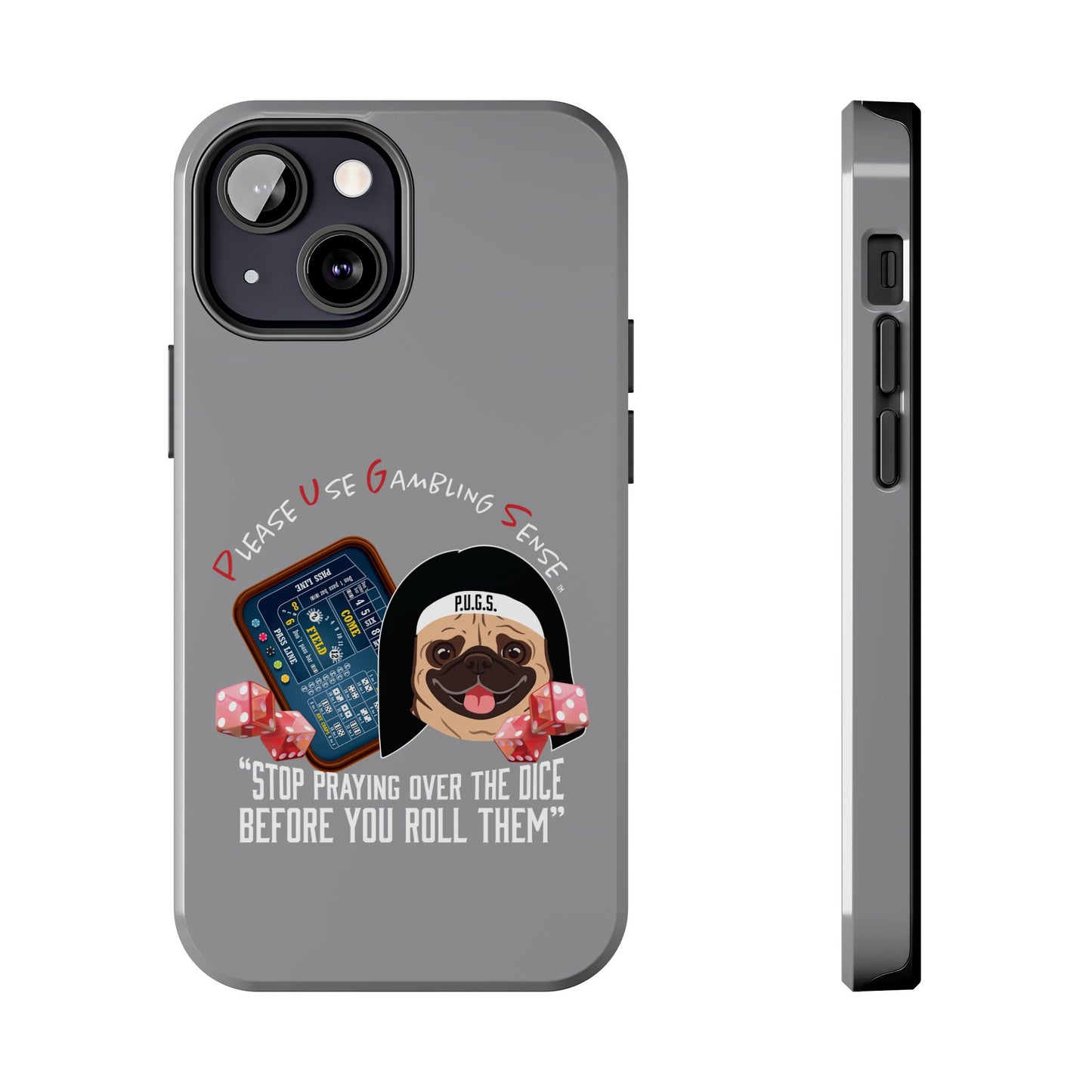 Craps “Praying Over Dice” Nun’s Veil Tough Phone Cases