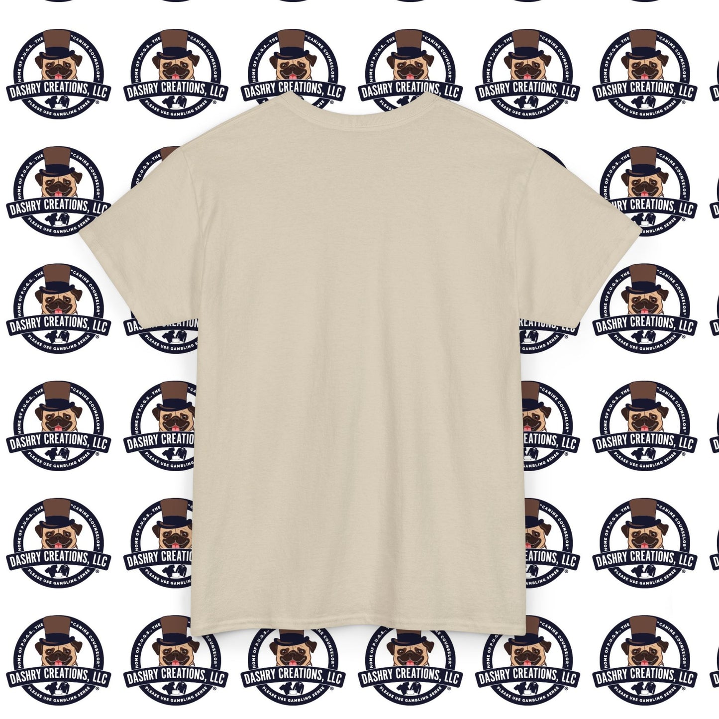 Craps “Praying Over Dice” Bishop’s Mitre Hat Unisex Heavy Cotton Tee
