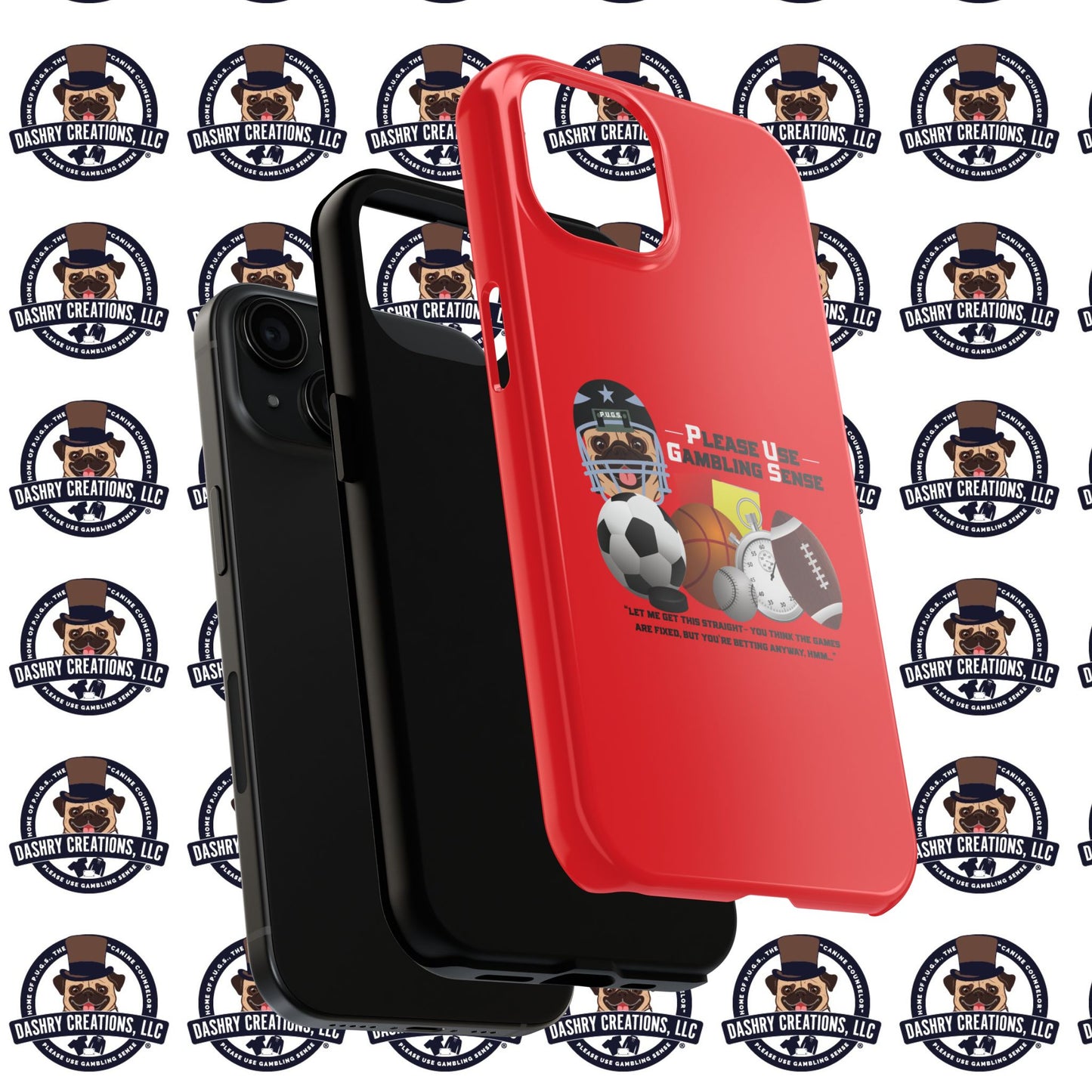 Sports Betting “Games Are Fixed” Helmet Tough Phone Cases