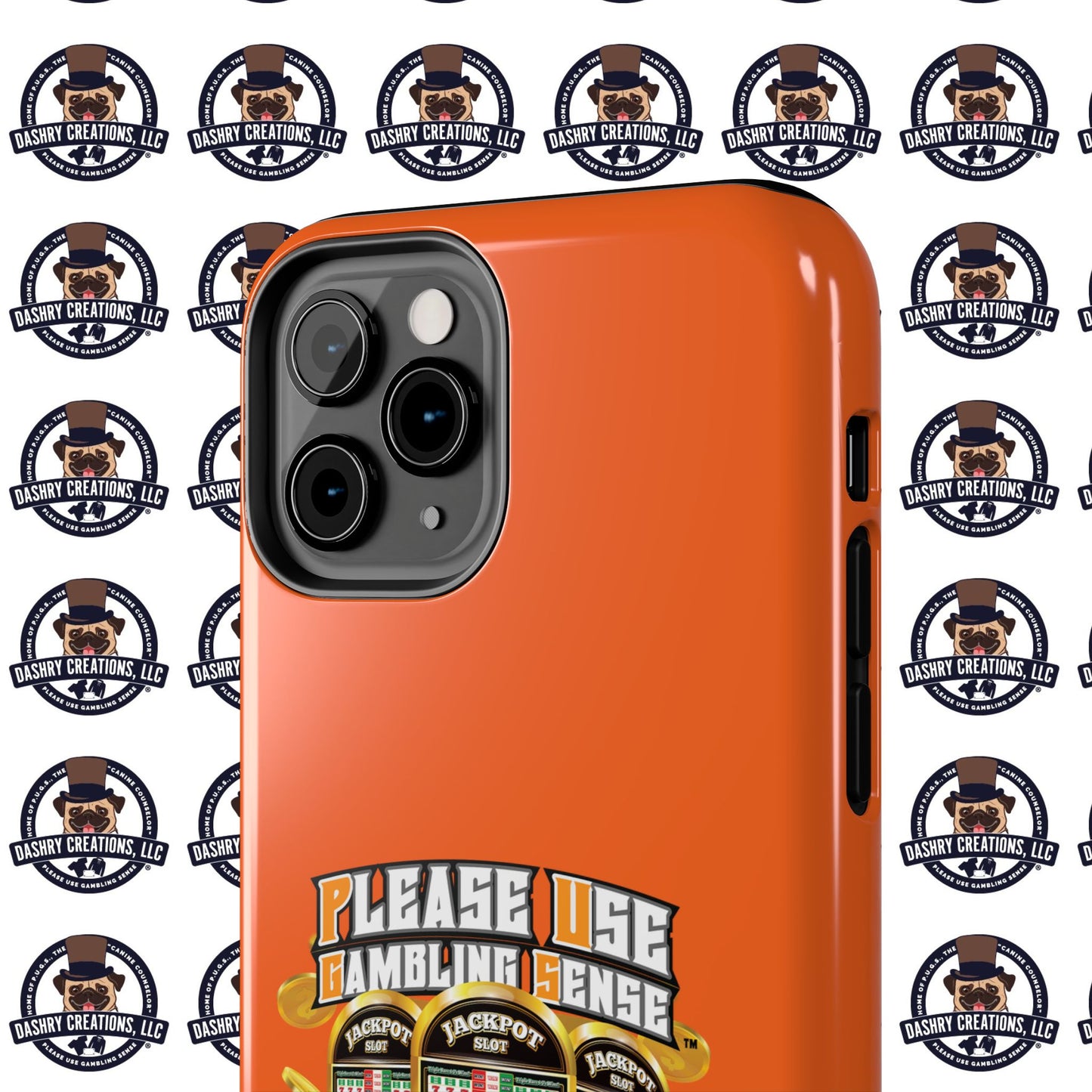 Slots “Everybody’s Got A System” Orange Wool Cap Tough Phone Cases