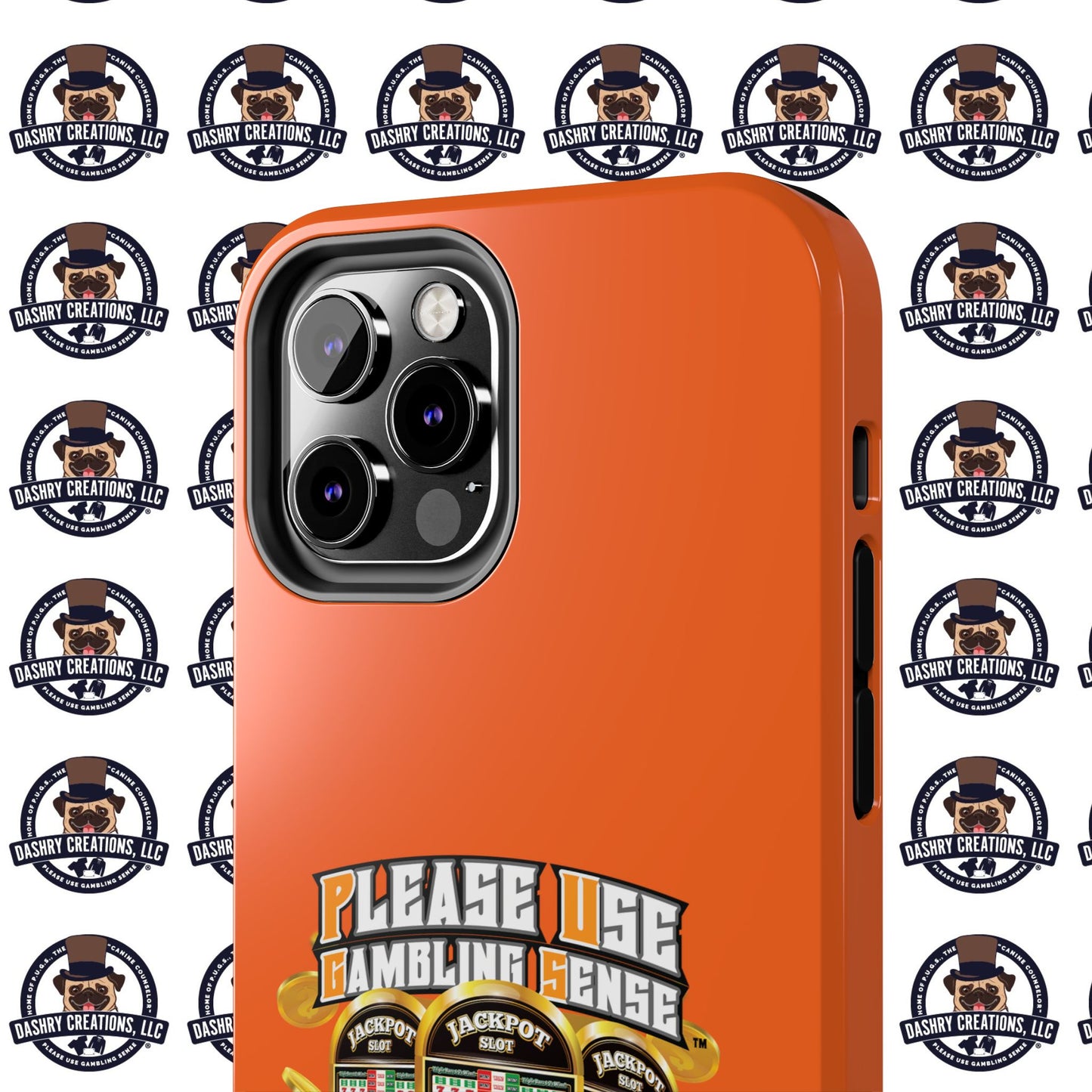 Slots “Everybody’s Got A System” Orange Wool Cap Tough Phone Cases
