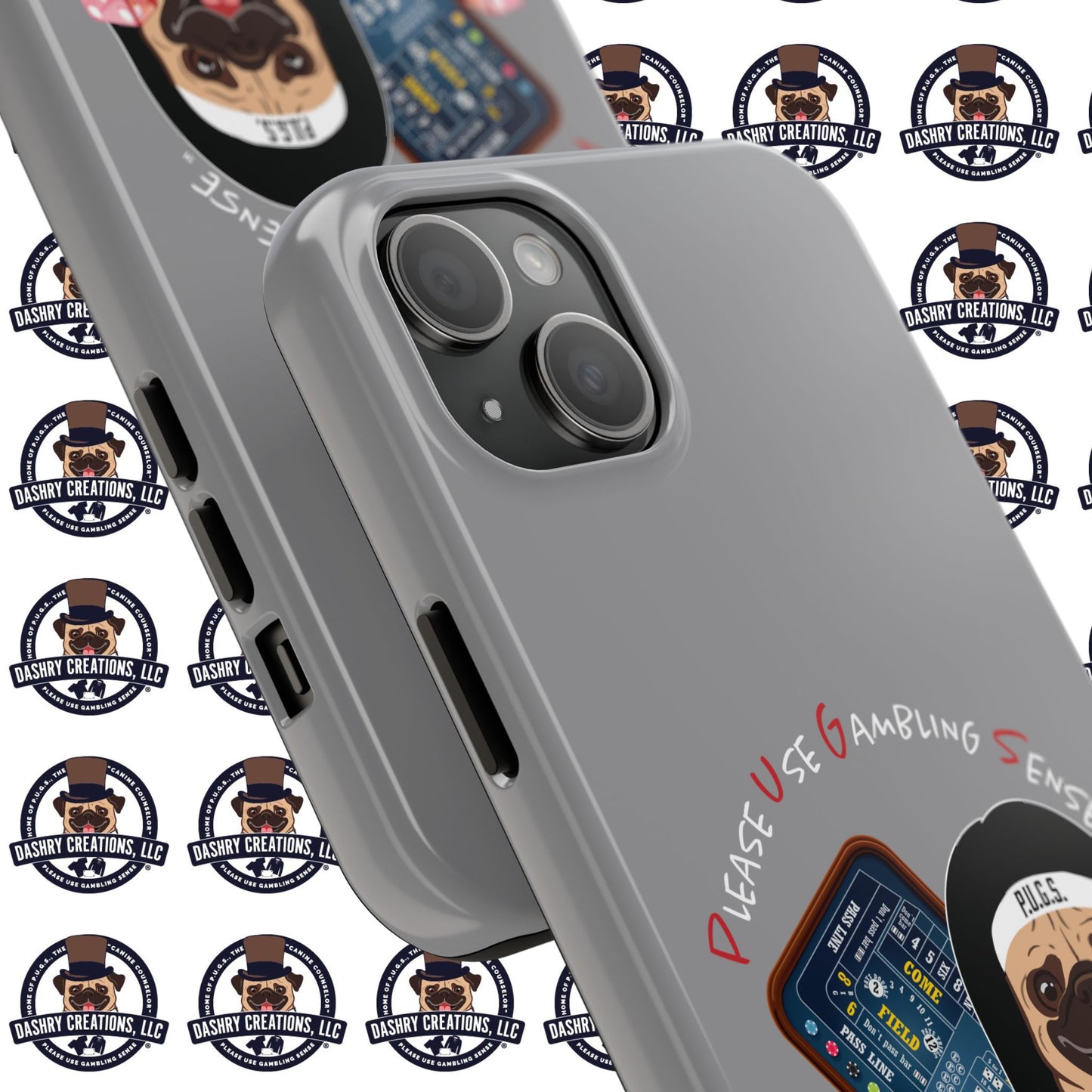 Craps “Praying Over Dice” Nun’s Veil Tough Phone Cases