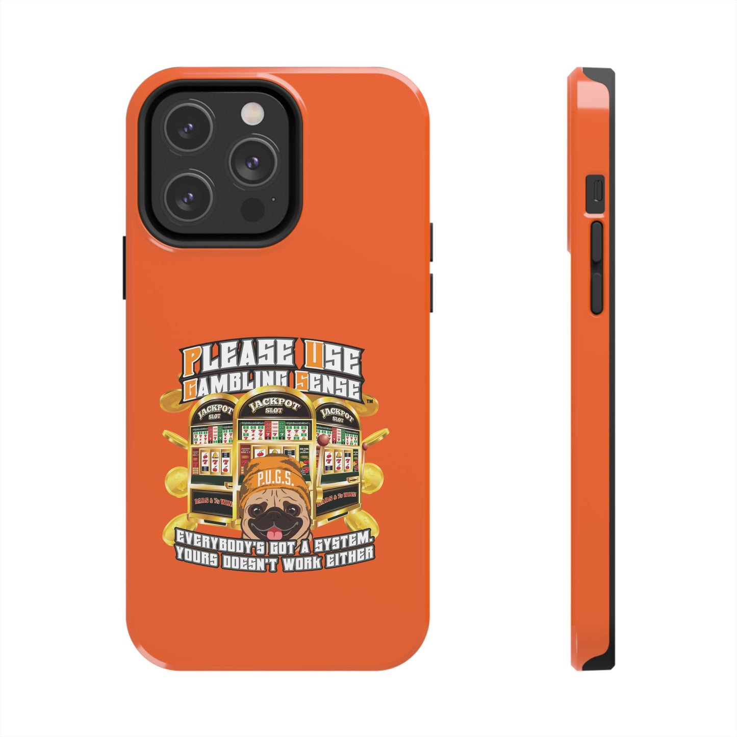 Slots “Everybody’s Got A System” Orange Wool Cap Tough Phone Cases