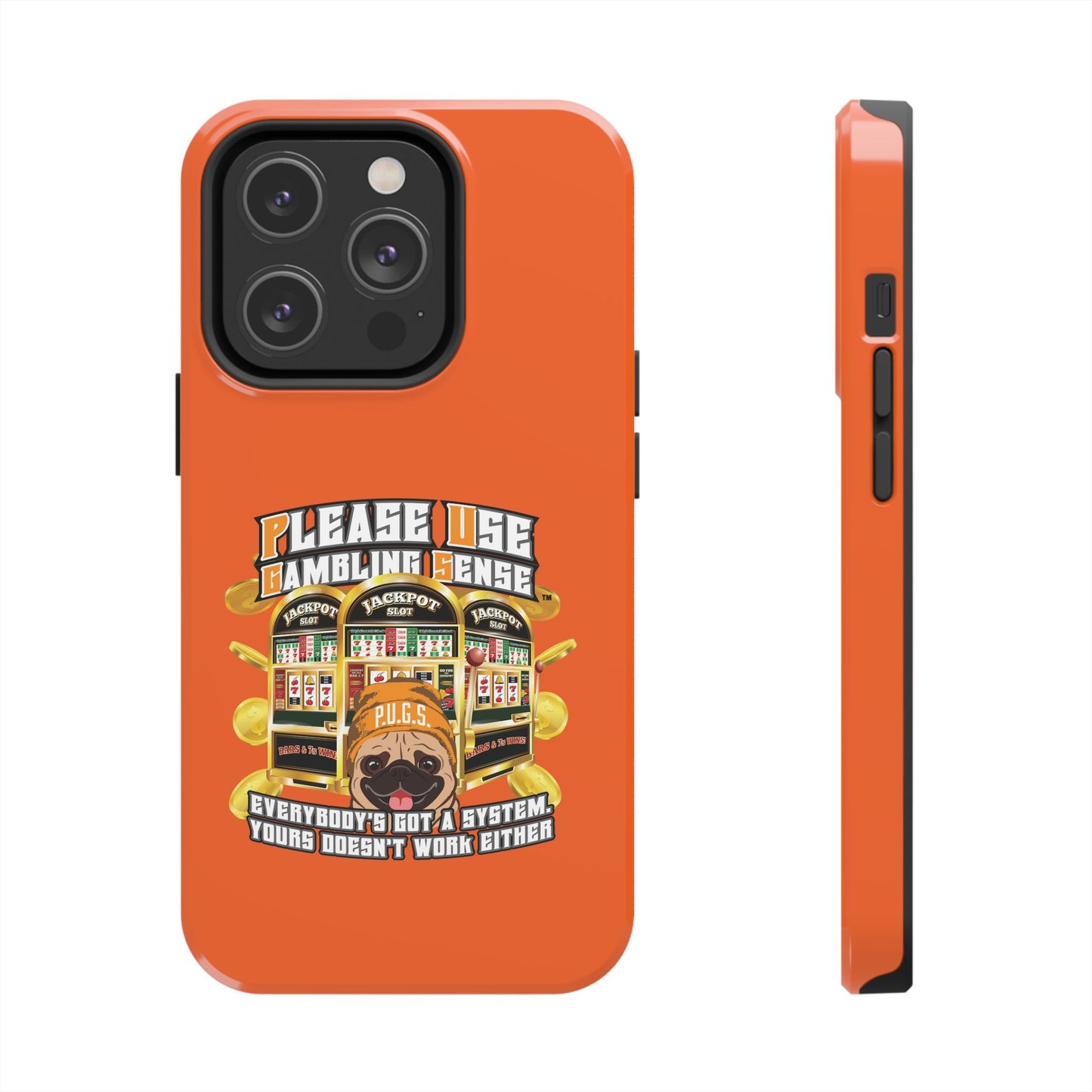 Slots “Everybody’s Got A System” Orange Wool Cap Tough Phone Cases