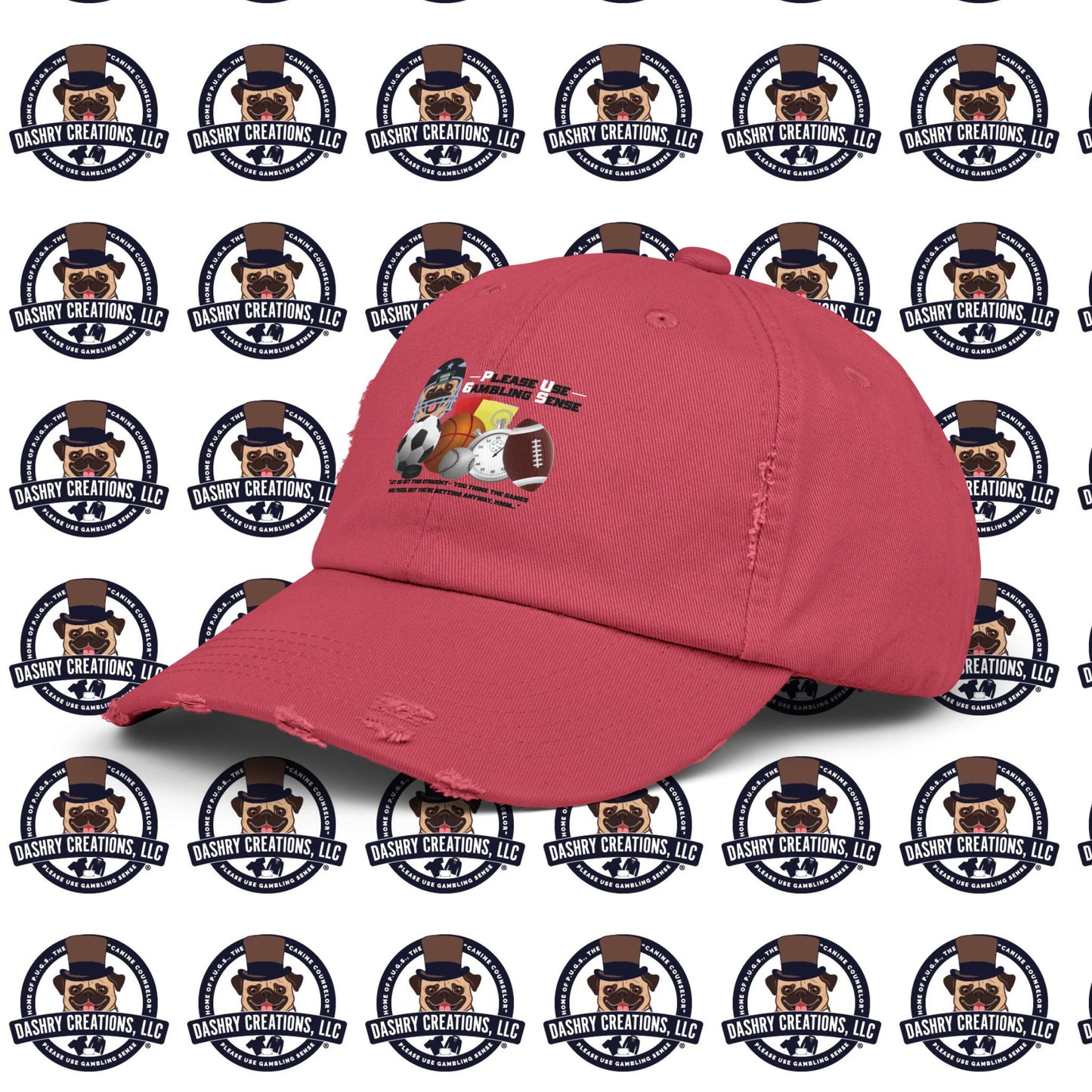 Sports Betting “Games Are Fixed” Helmet Unisex Distressed Cap