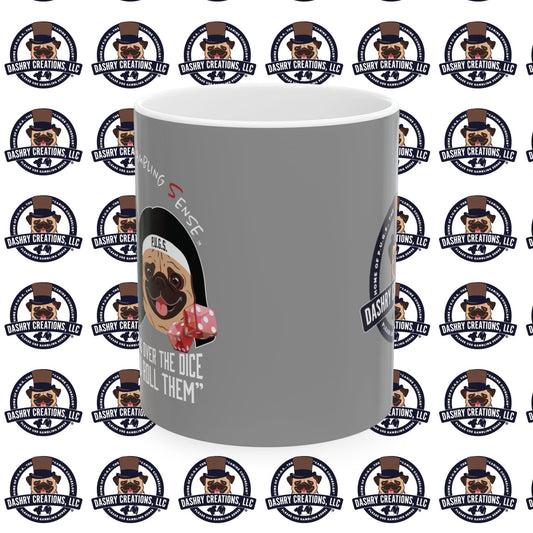 Craps “Praying Over Dice” Nun’s Veil Ceramic Mug, (11oz, 15oz)