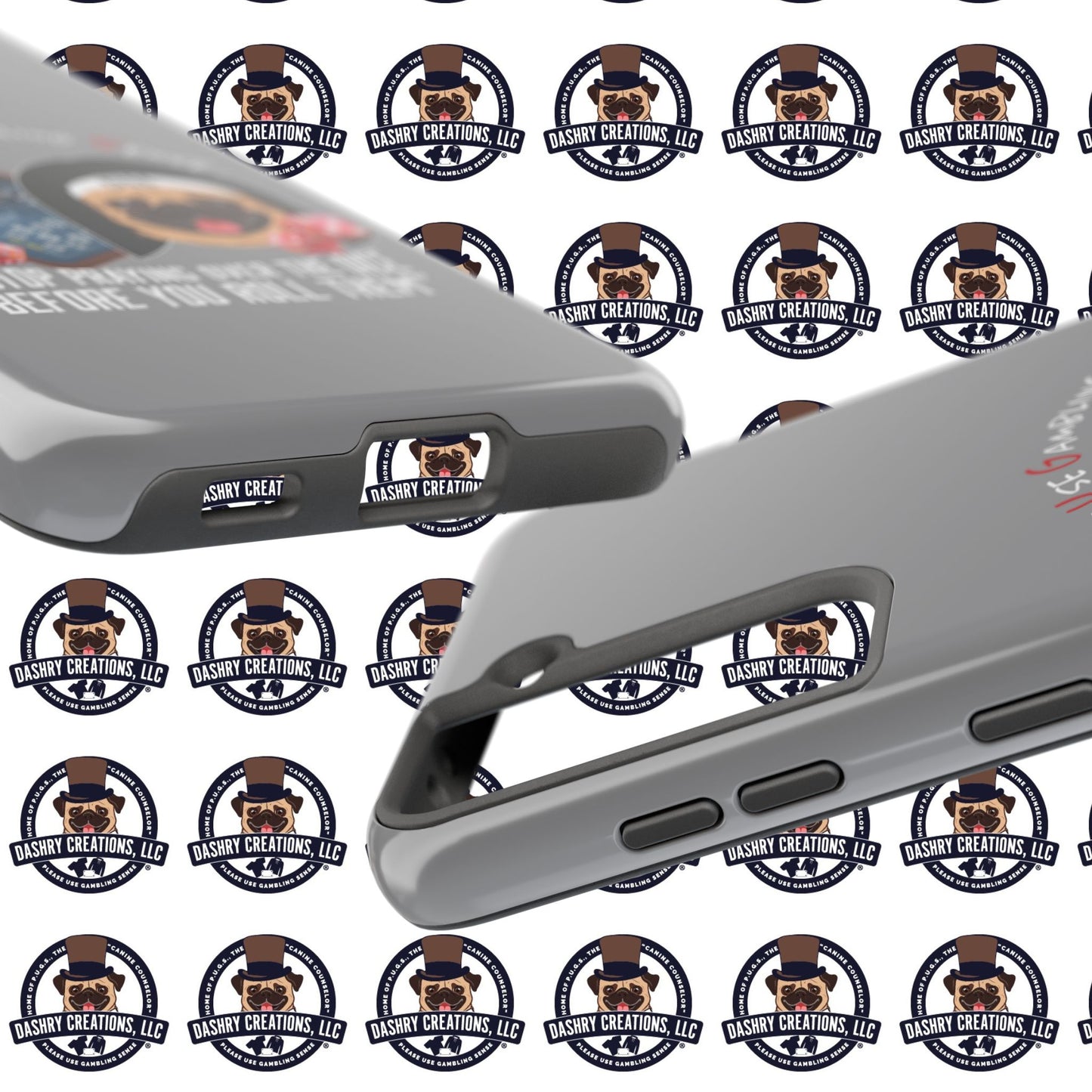 Craps “Praying Over Dice” Nun’s Veil Tough Phone Cases