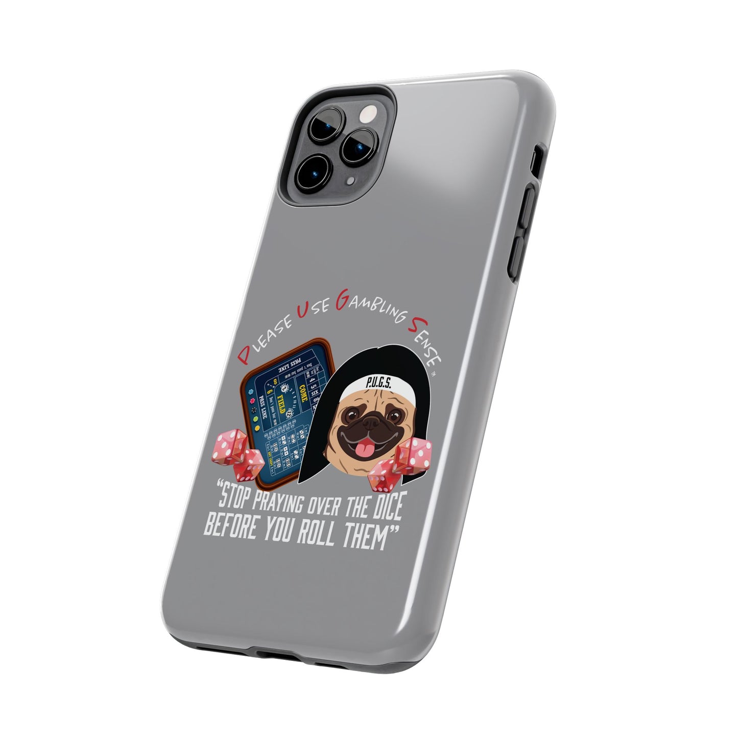 Craps “Praying Over Dice” Nun’s Veil Tough Phone Cases