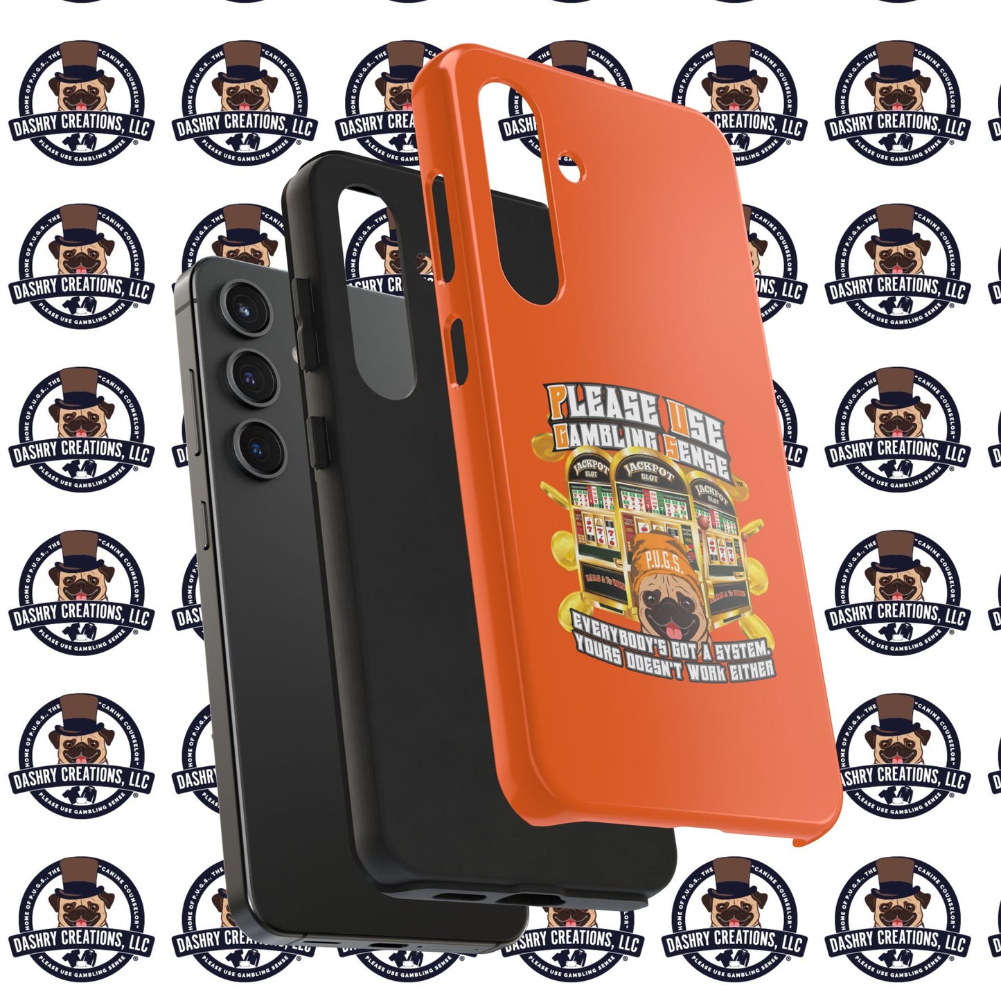 Slots “Everybody’s Got A System” Orange Wool Cap Tough Phone Cases