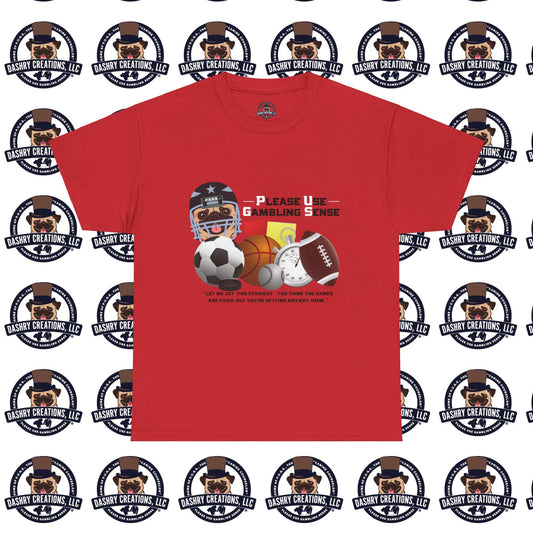 Sports Betting “Games Are Fixed” Helmet Unisex Heavy Cotton Tee