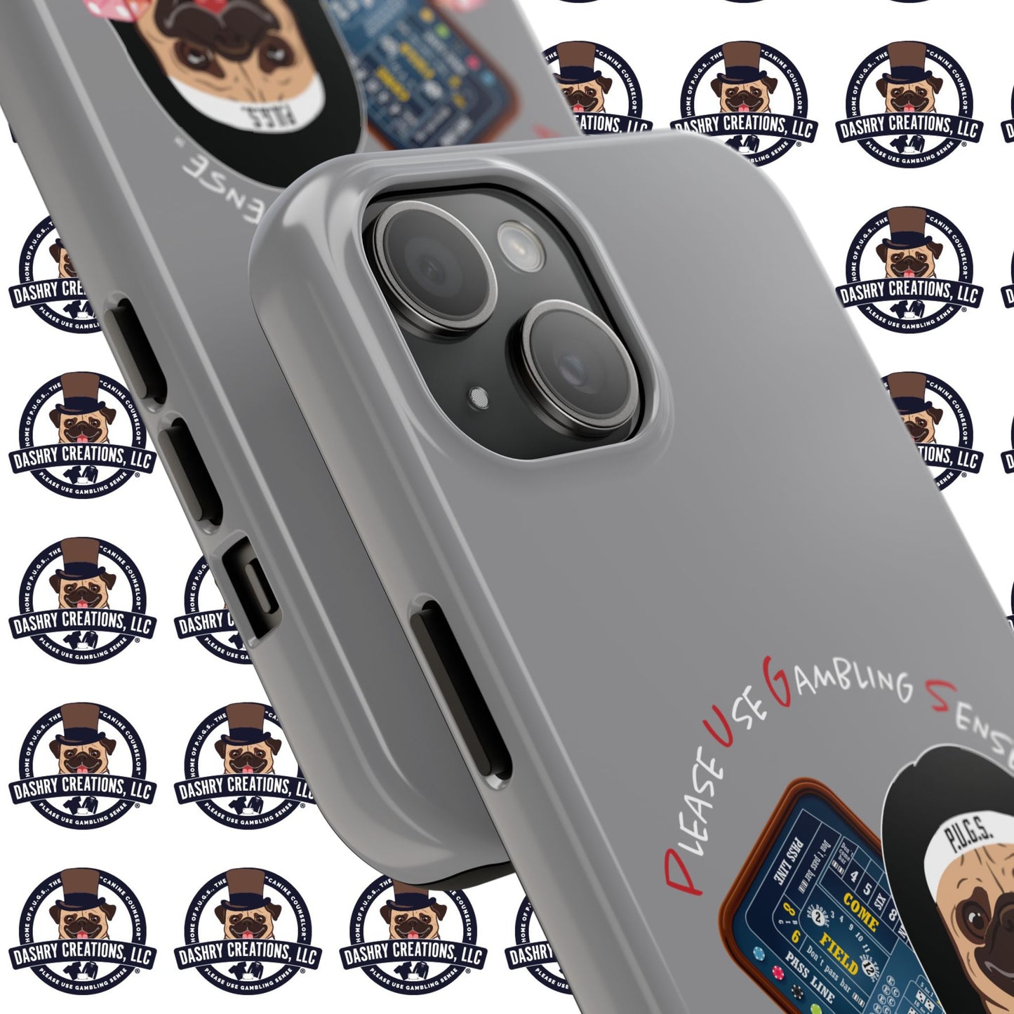 Craps “Praying Over Dice” Nun’s Veil Tough Phone Cases