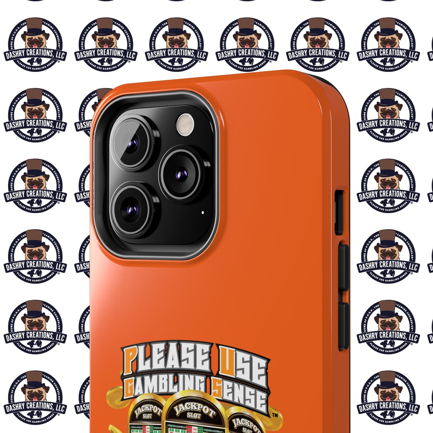 Slots “Everybody’s Got A System” Orange Wool Cap Tough Phone Cases
