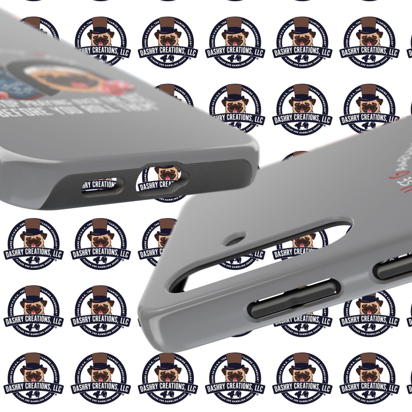 Craps “Praying Over Dice” Nun’s Veil Tough Phone Cases