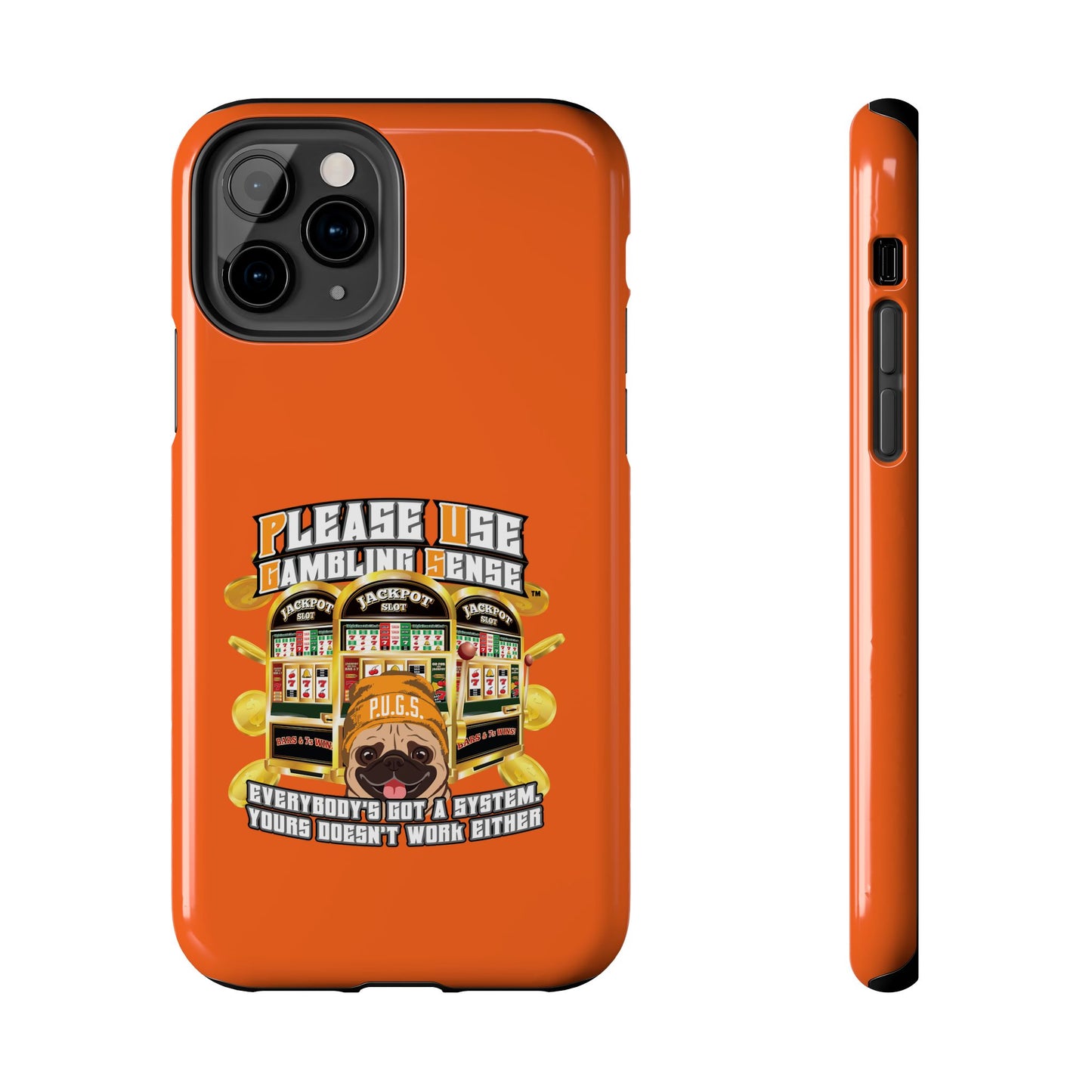 Slots “Everybody’s Got A System” Orange Wool Cap Tough Phone Cases