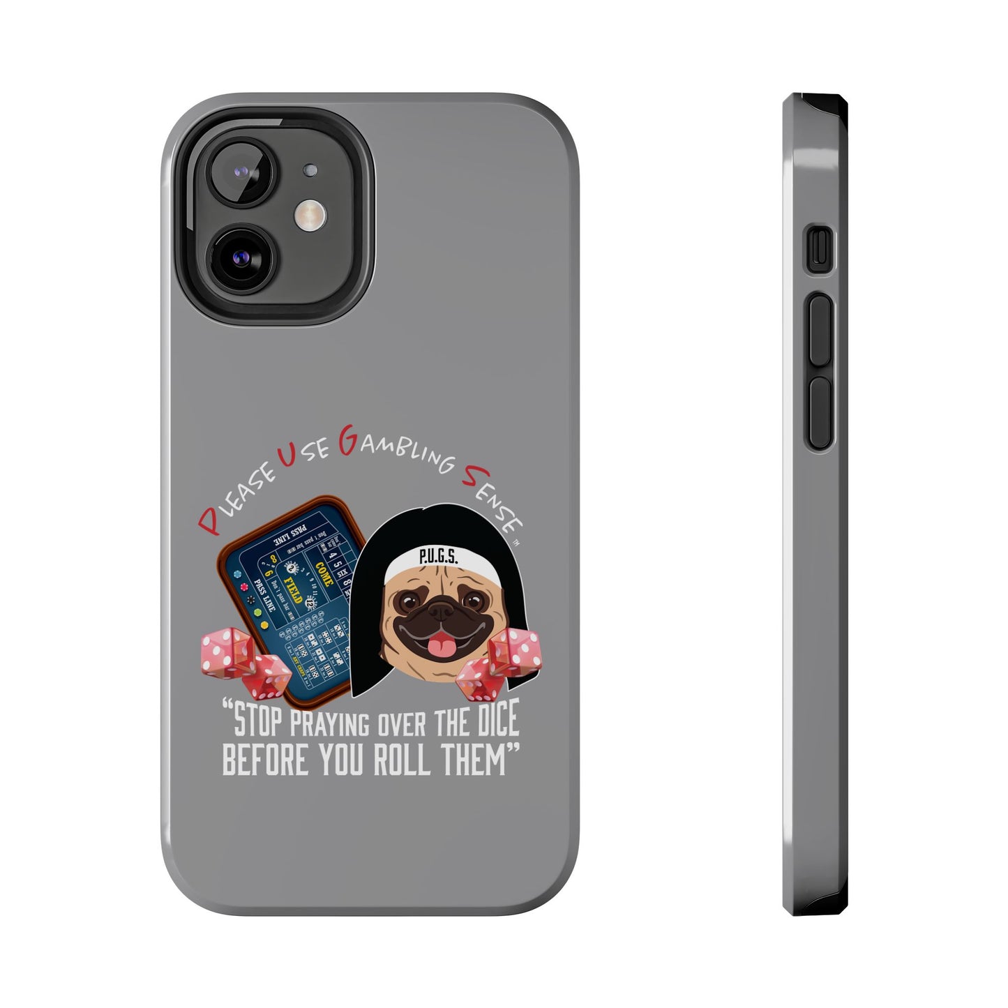 Craps “Praying Over Dice” Nun’s Veil Tough Phone Cases