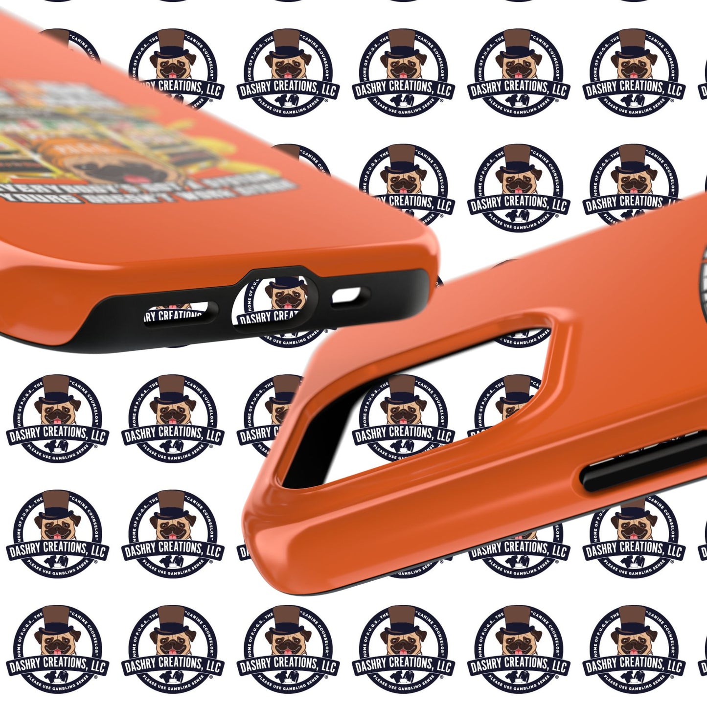 Slots “Everybody’s Got A System” Orange Wool Cap Tough Phone Cases