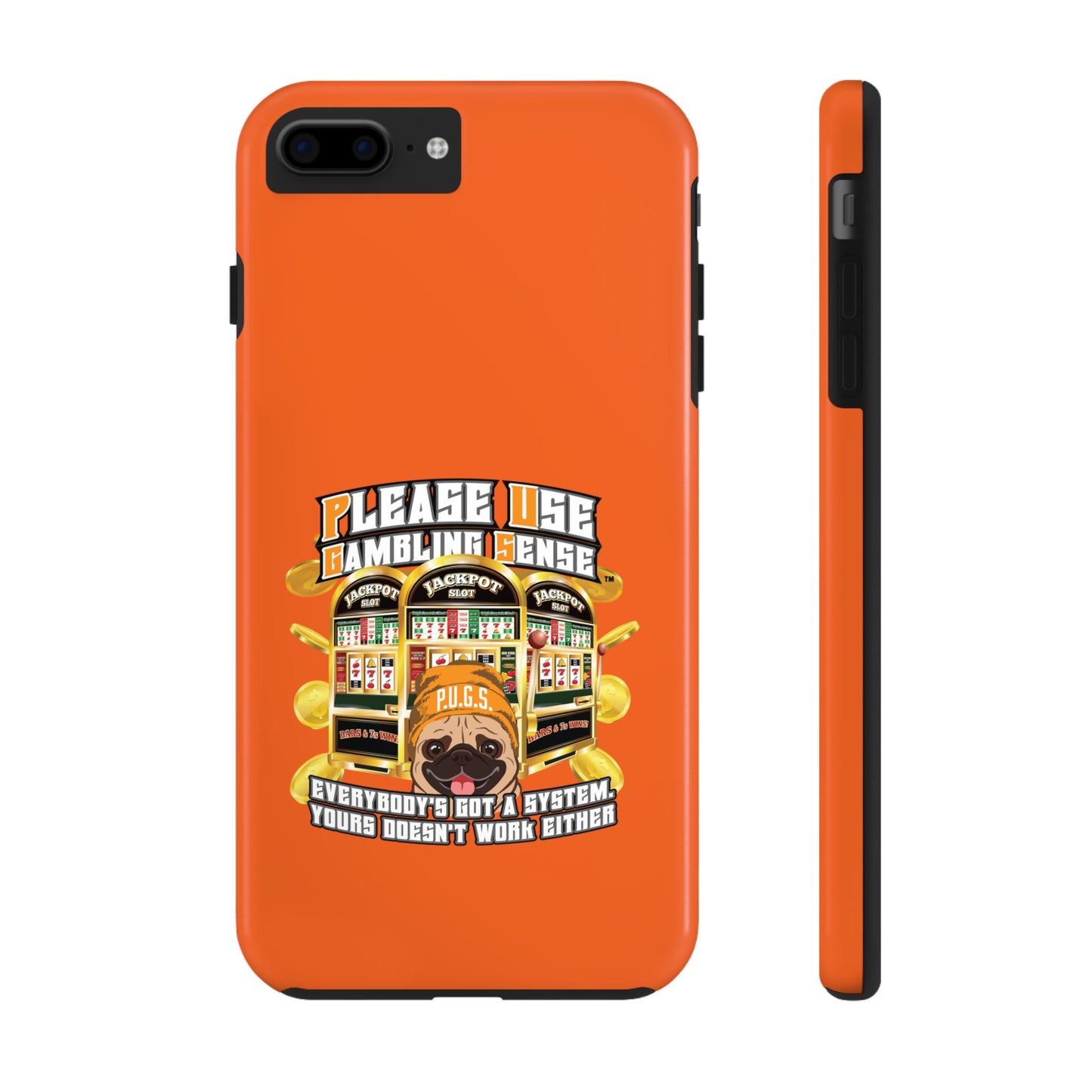 Slots “Everybody’s Got A System” Orange Wool Cap Tough Phone Cases