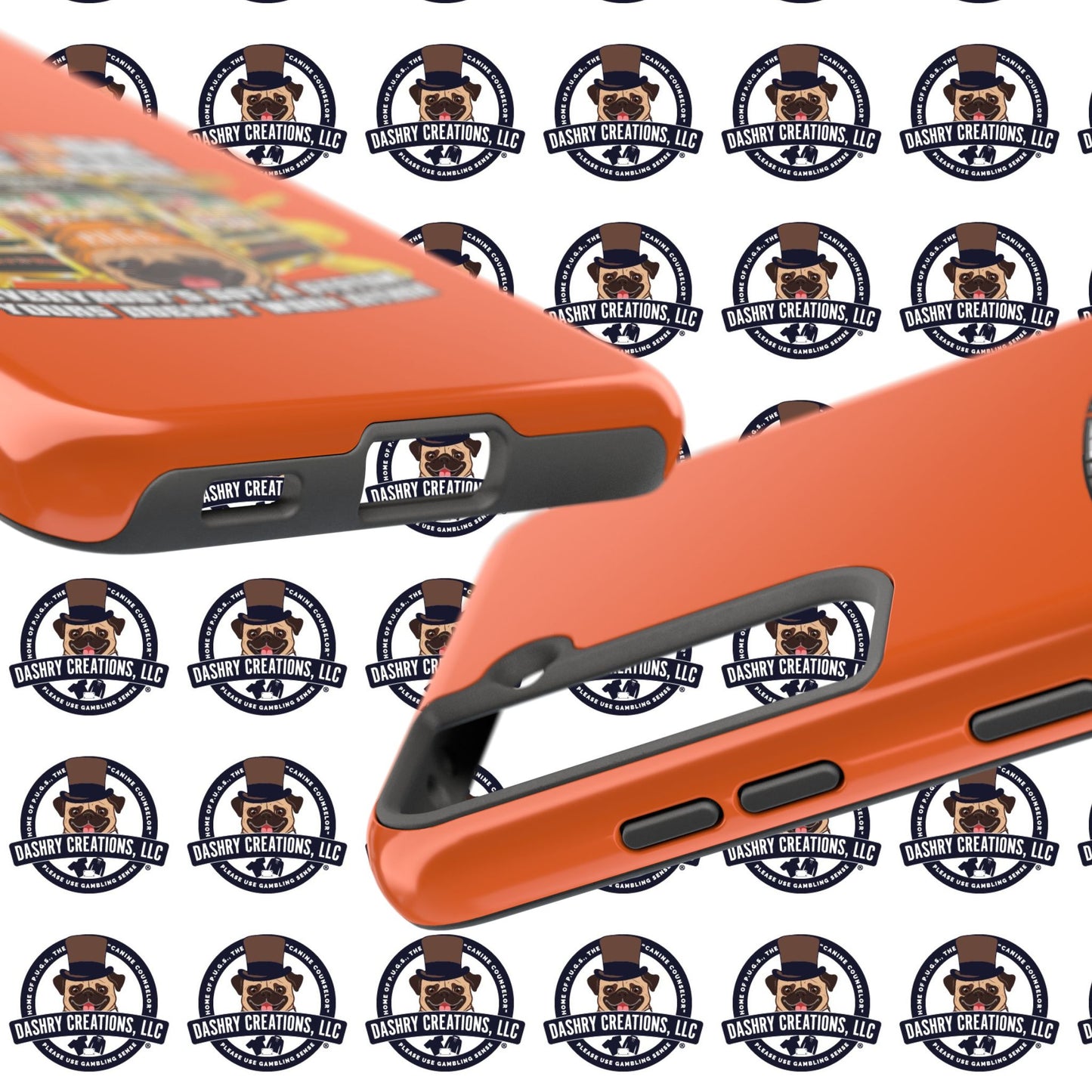 Slots “Everybody’s Got A System” Orange Wool Cap Tough Phone Cases