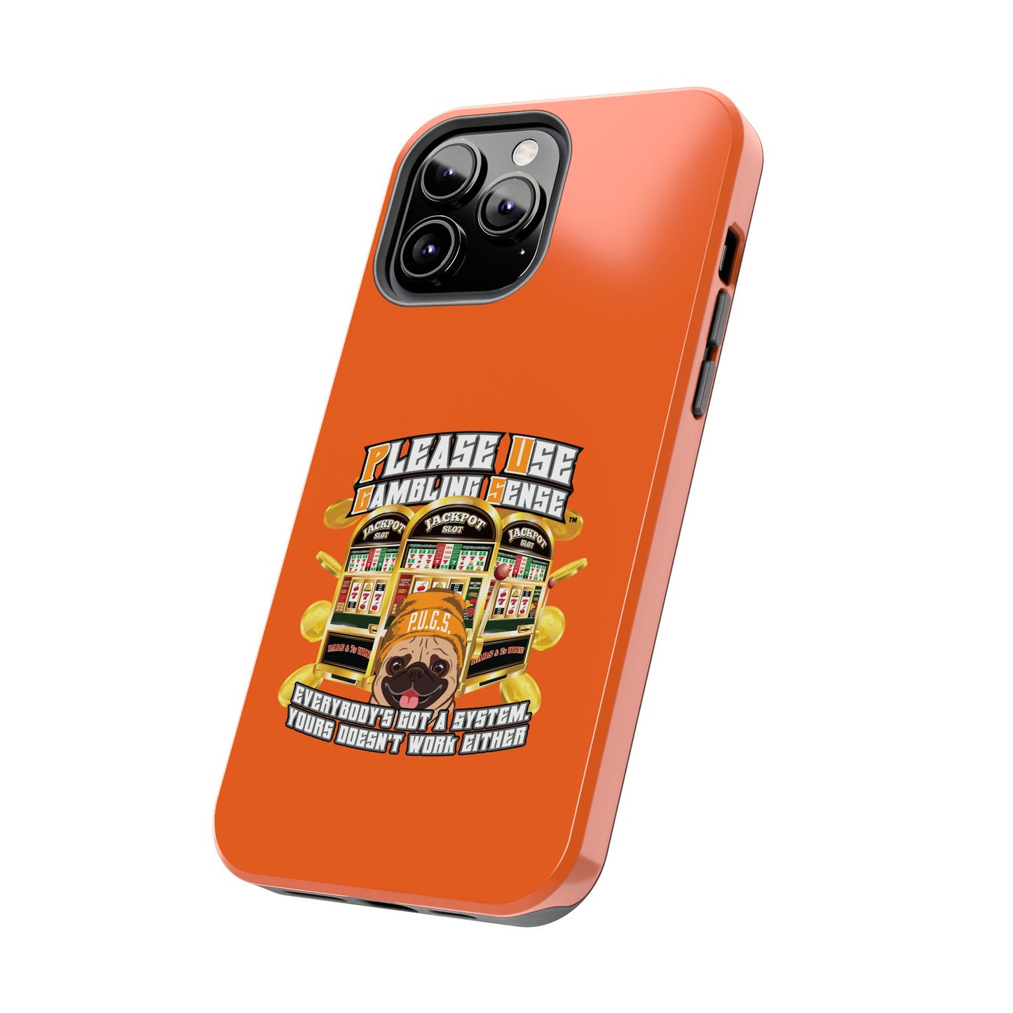 Slots “Everybody’s Got A System” Orange Wool Cap Tough Phone Cases