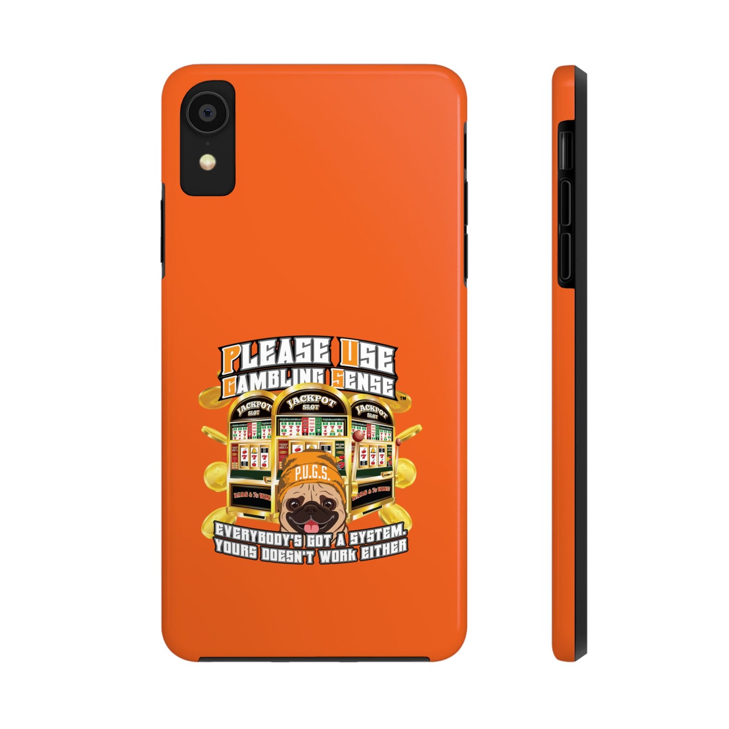 Slots “Everybody’s Got A System” Orange Wool Cap Tough Phone Cases