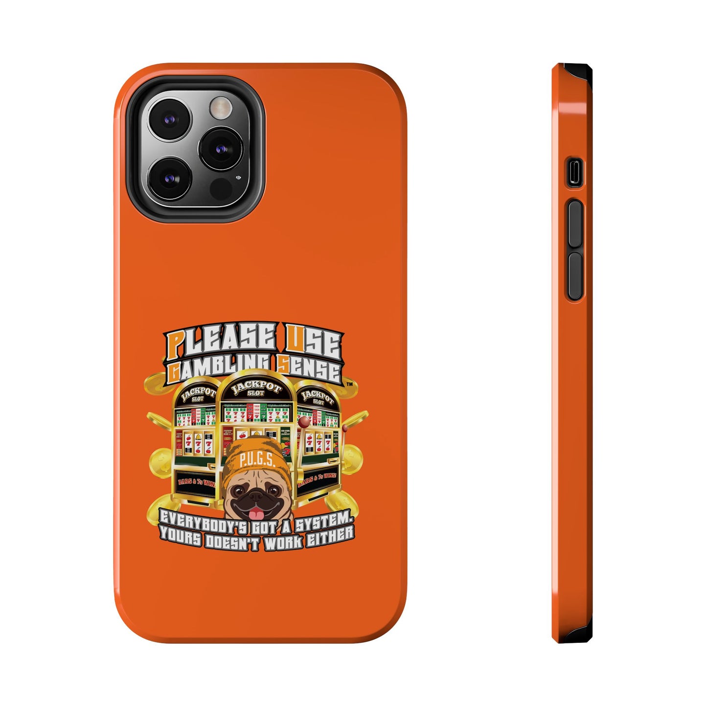 Slots “Everybody’s Got A System” Orange Wool Cap Tough Phone Cases