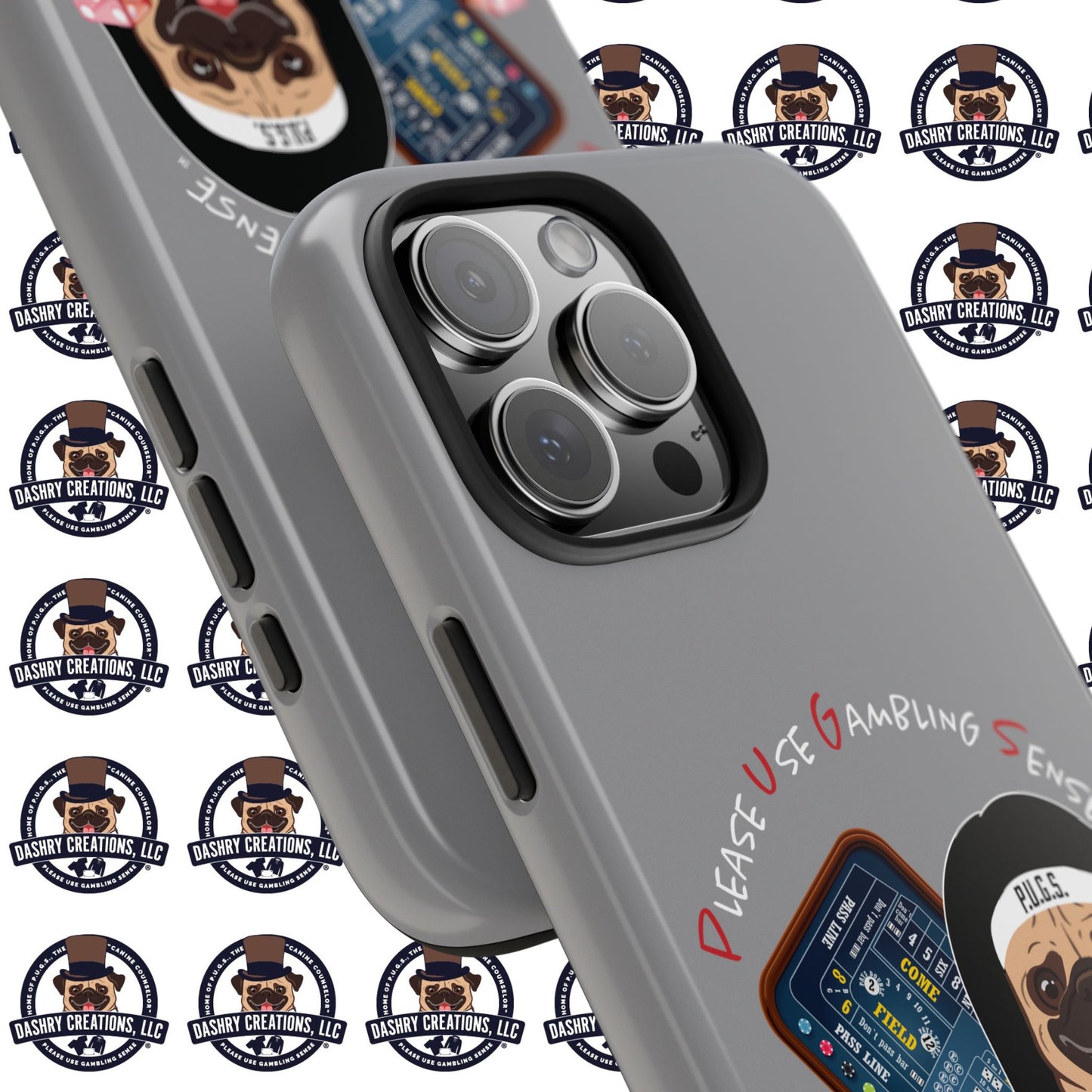 Craps “Praying Over Dice” Nun’s Veil Tough Phone Cases