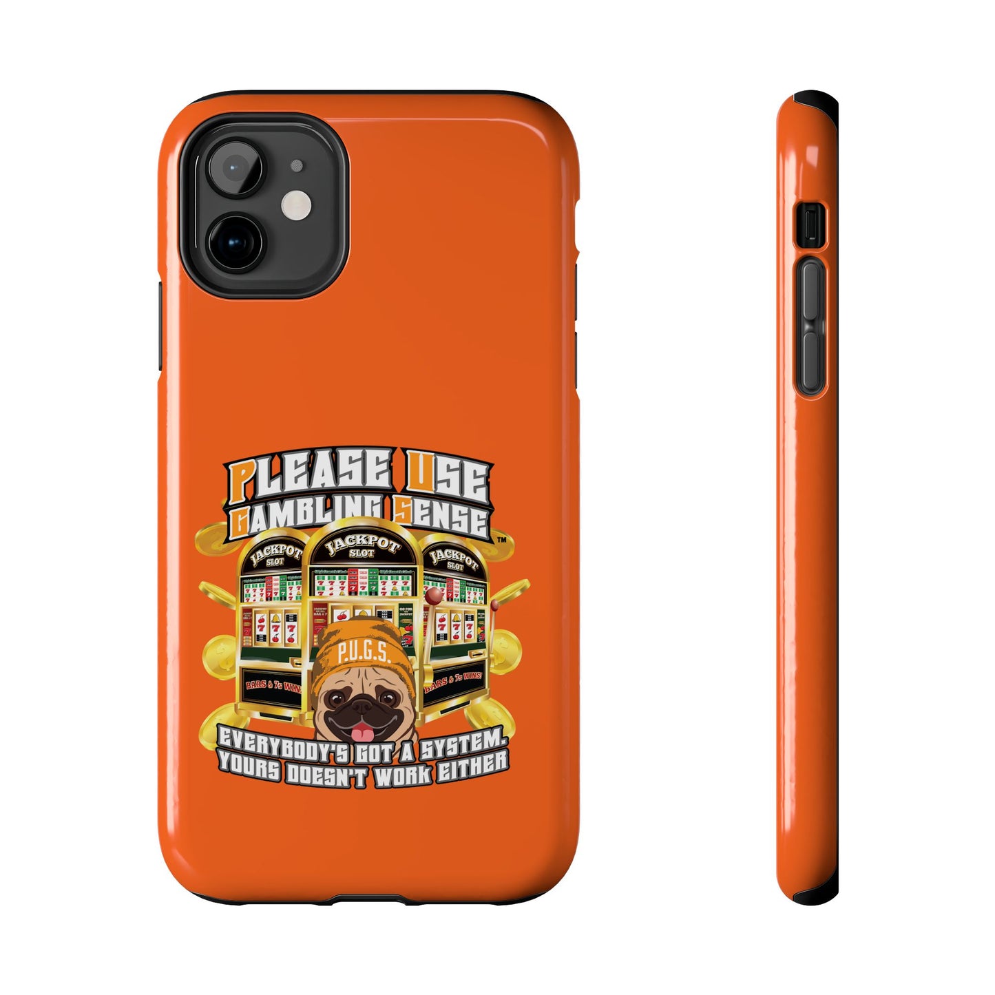 Slots “Everybody’s Got A System” Orange Wool Cap Tough Phone Cases