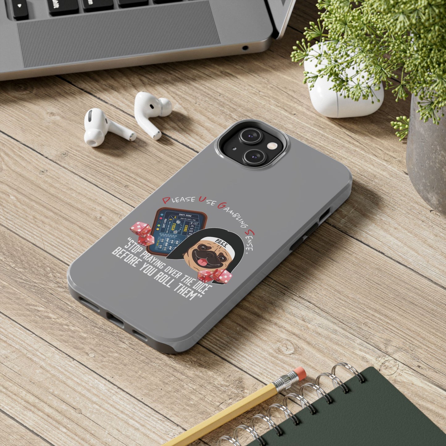 Craps “Praying Over Dice” Nun’s Veil Tough Phone Cases